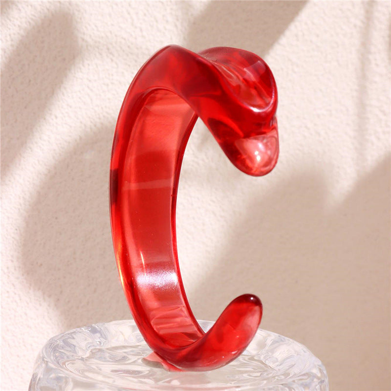 Vada Sculptural Resin Bracelet - F [G6E7U95H]