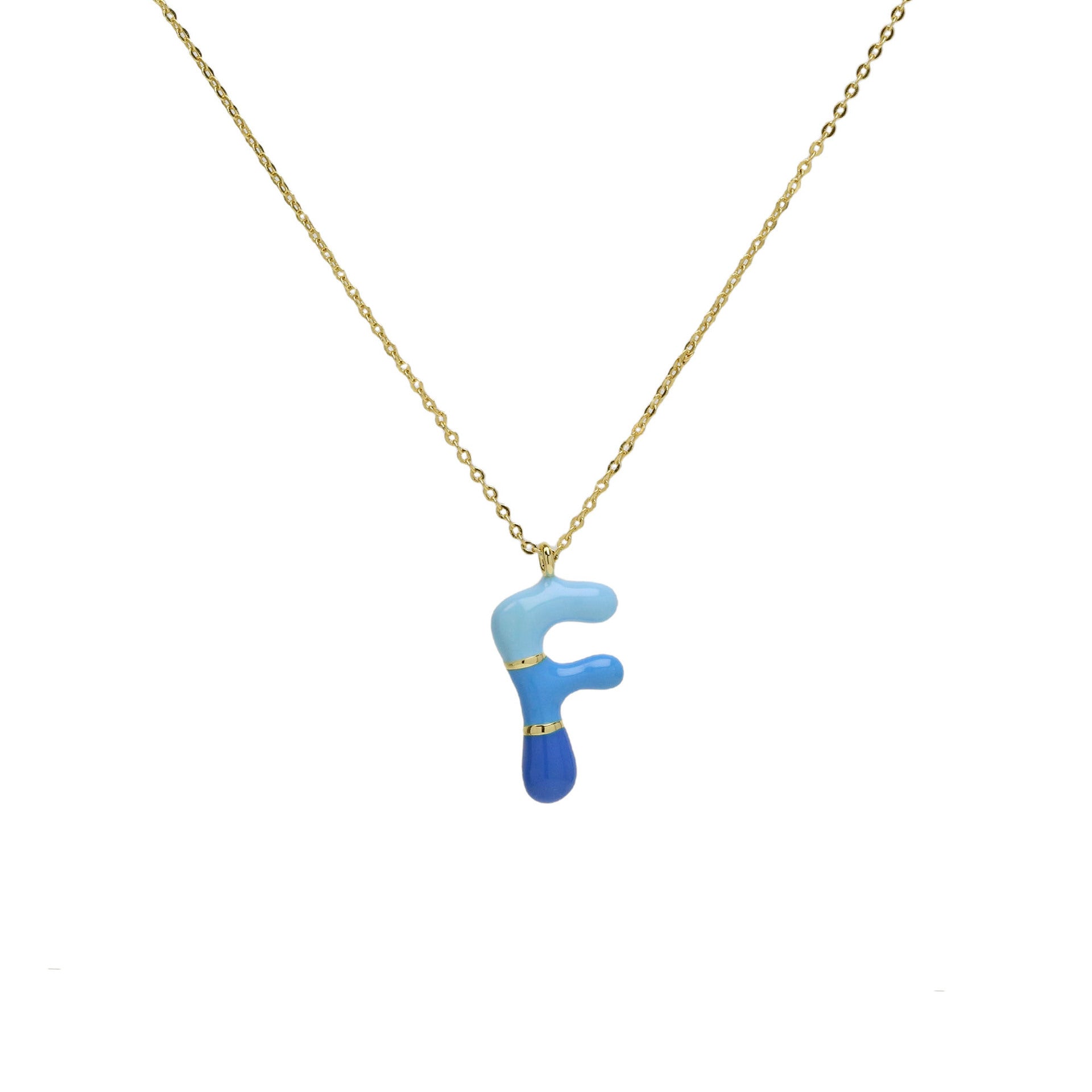 Esmae Bubble Initial Necklace - Necklace F [YXB6IEEF]