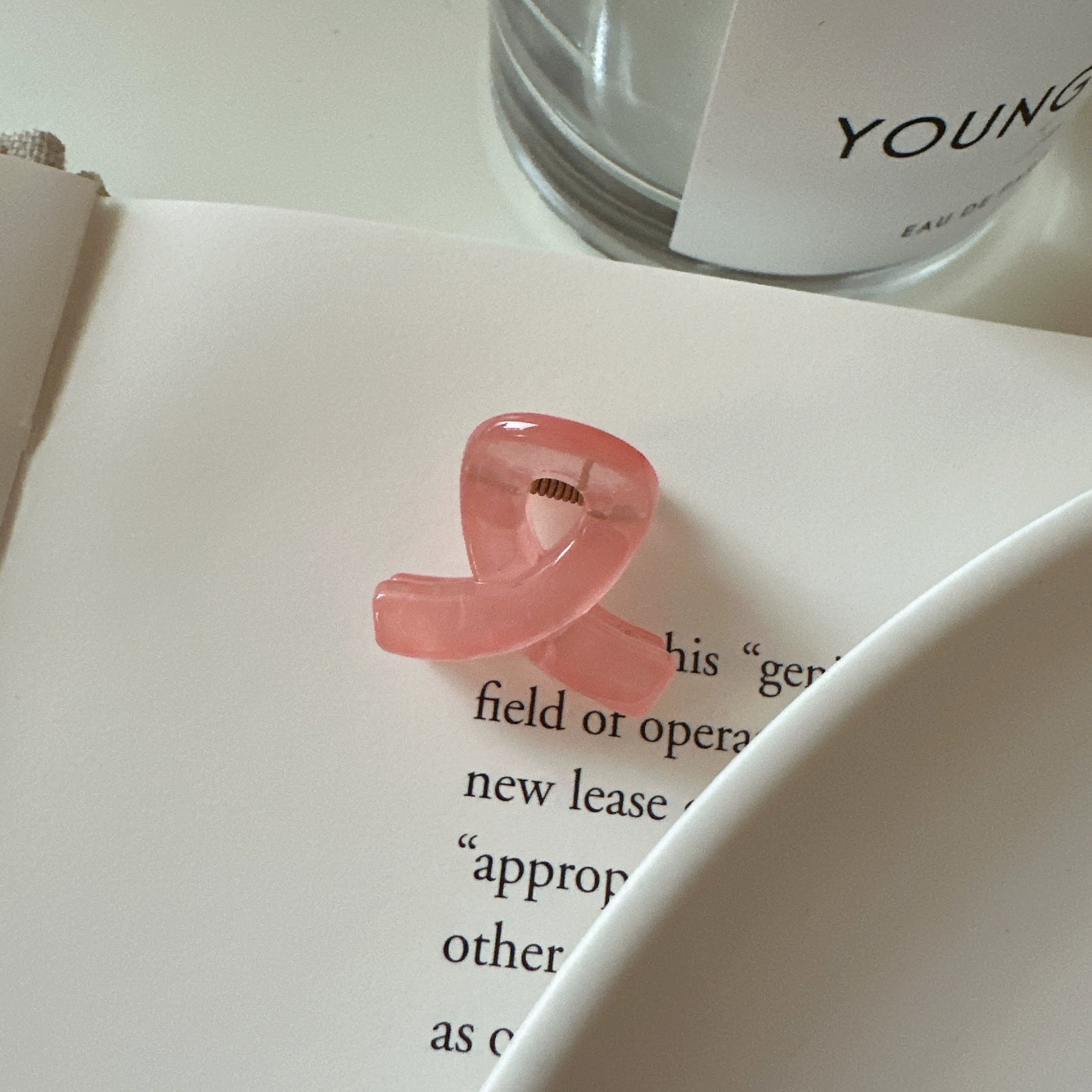Jaylanie Petite Hair Claw - Pink (Single) [GQ0V8B51]