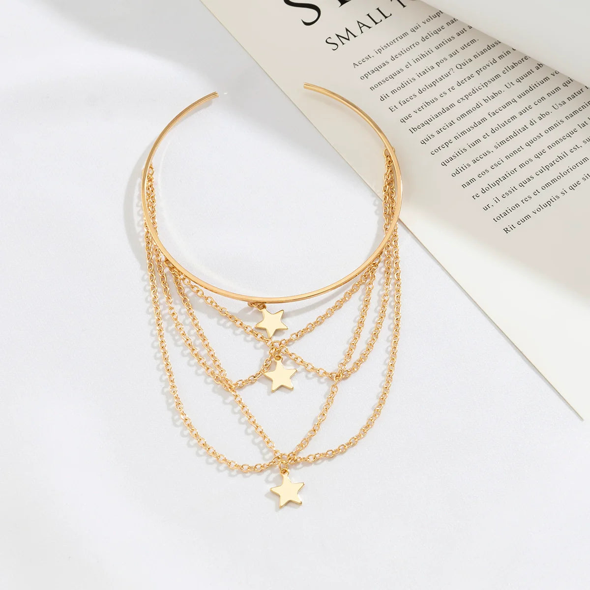 Ifeoluwa Chain Arm Cuff - Gold Star Charm