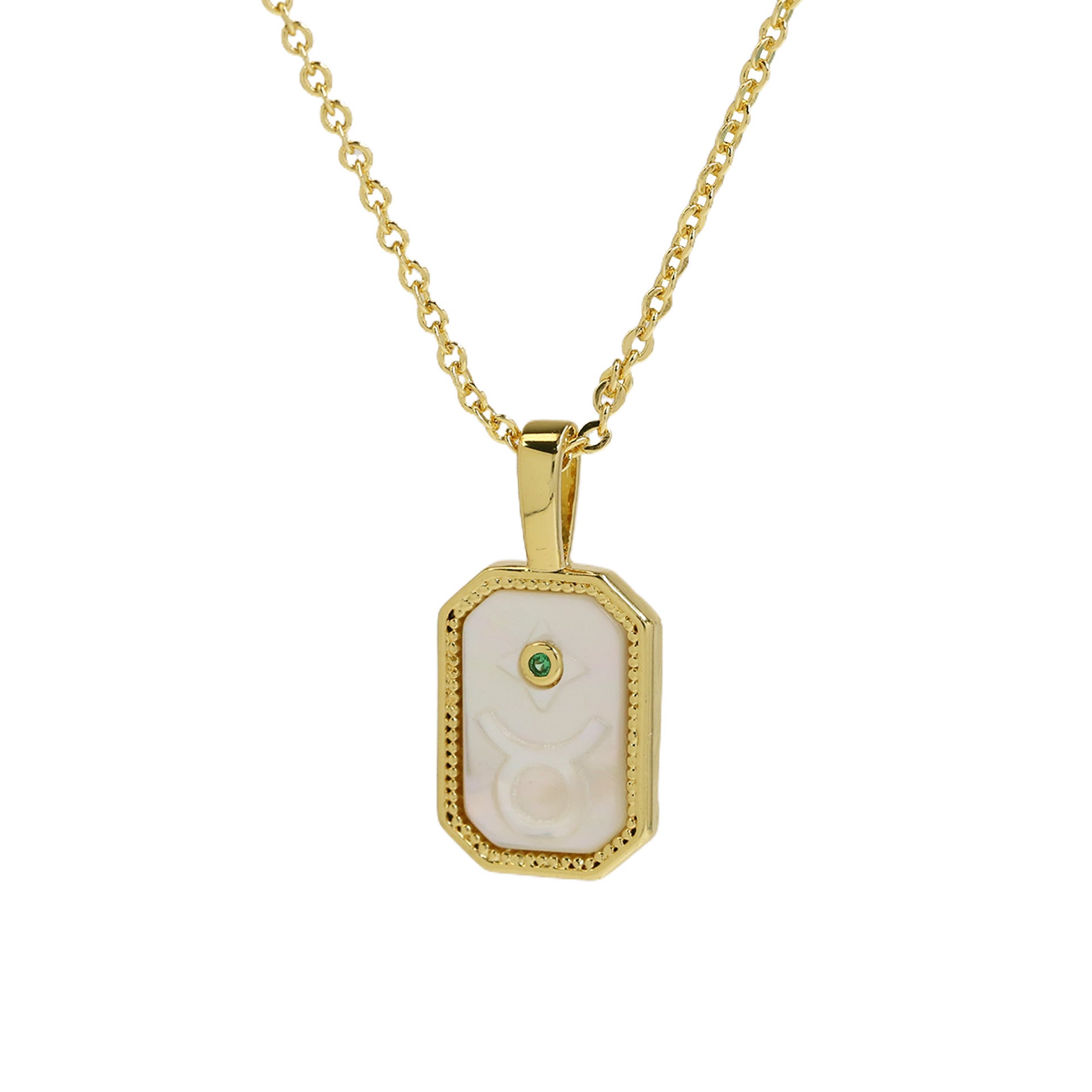 Jaslyn Constellation Birthstone Necklace - Taurus [4RLBUCWJ]