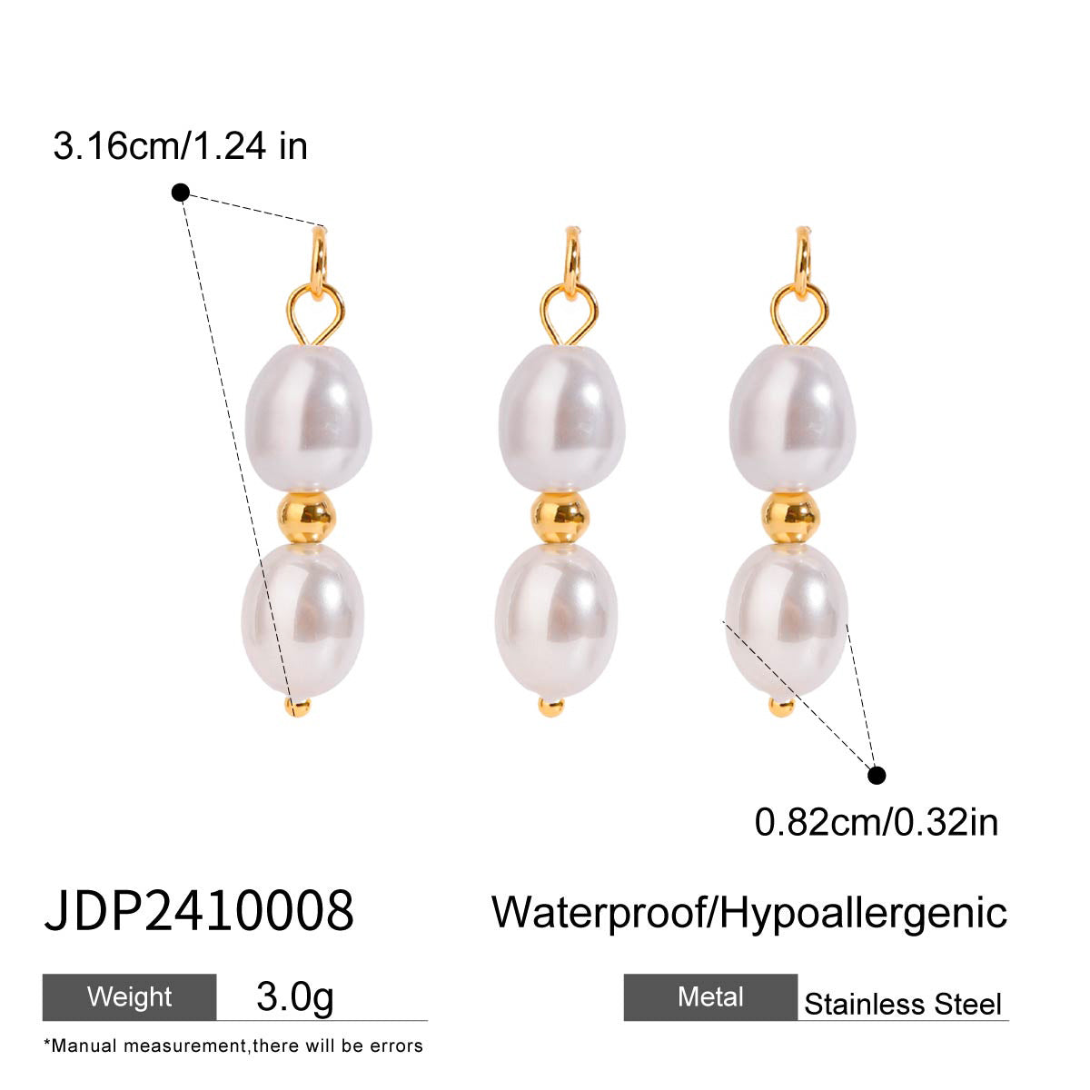 Rosslyn Customizable Chain Necklace - JDP2410008 DIY Accessories [87O3D2K7]