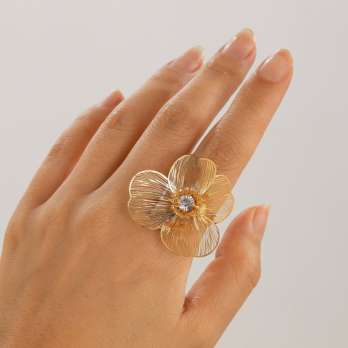 Angelica Ginkgo Blossom Necklace - Ring - Gold (Style A) [BHPI8H76]