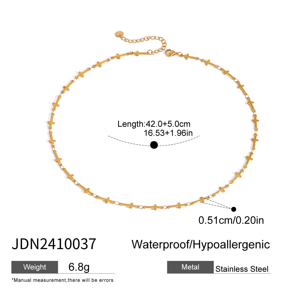 Lakin Dainty Cross Necklace - Style Code JDN2410037 [OAMVQGH5]