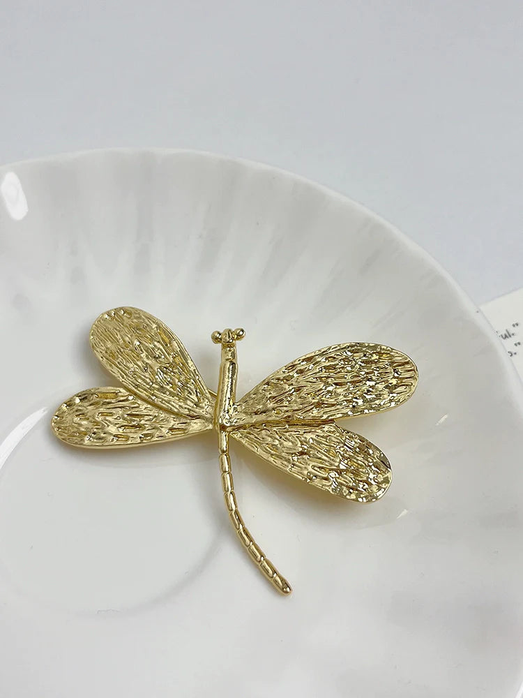Taniyah Vintage Dragonfly Brooch Ring - Brooch