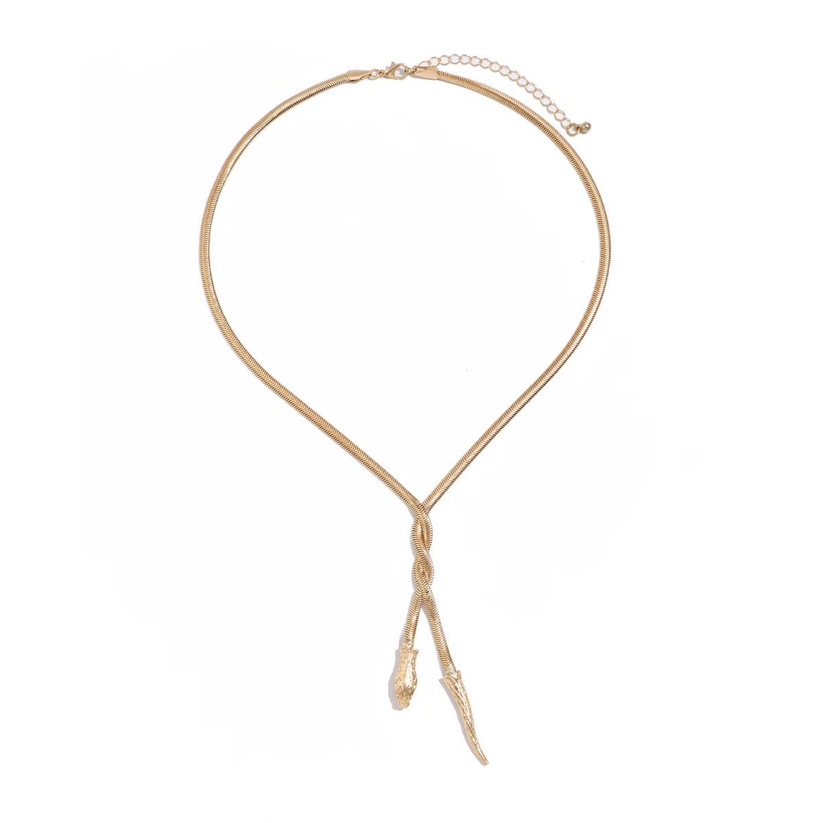 Kinsleigh Serpent Chain Necklace - Style Two Gold