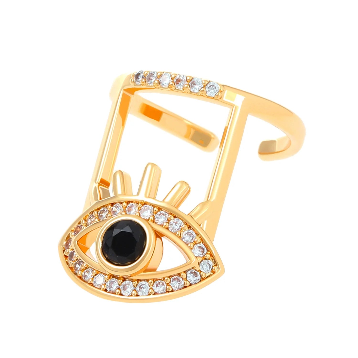 Kristi Geometric Nail Rings - KC Gold K-513