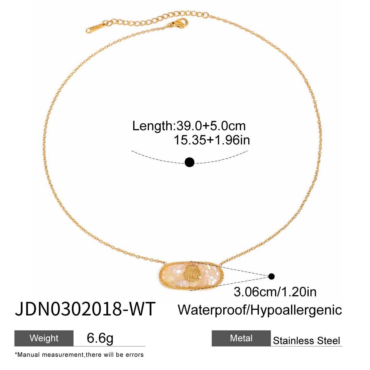 Arcadia Gold Layered Necklace - JDN0302018-WT [7QUC1ZIX]