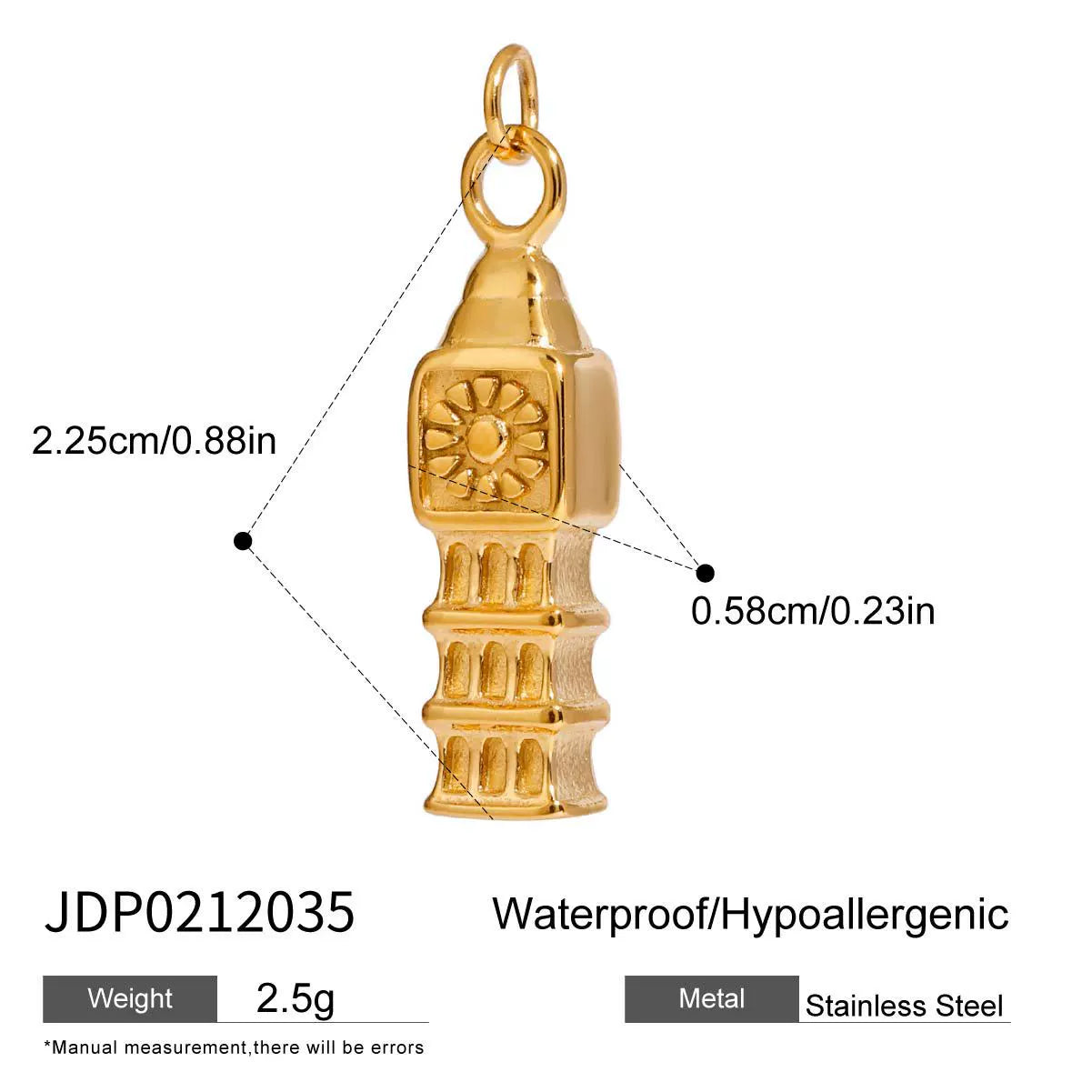 Kaylea Titanium Charm Pendants - JDP0212035 [E95FK8OB]