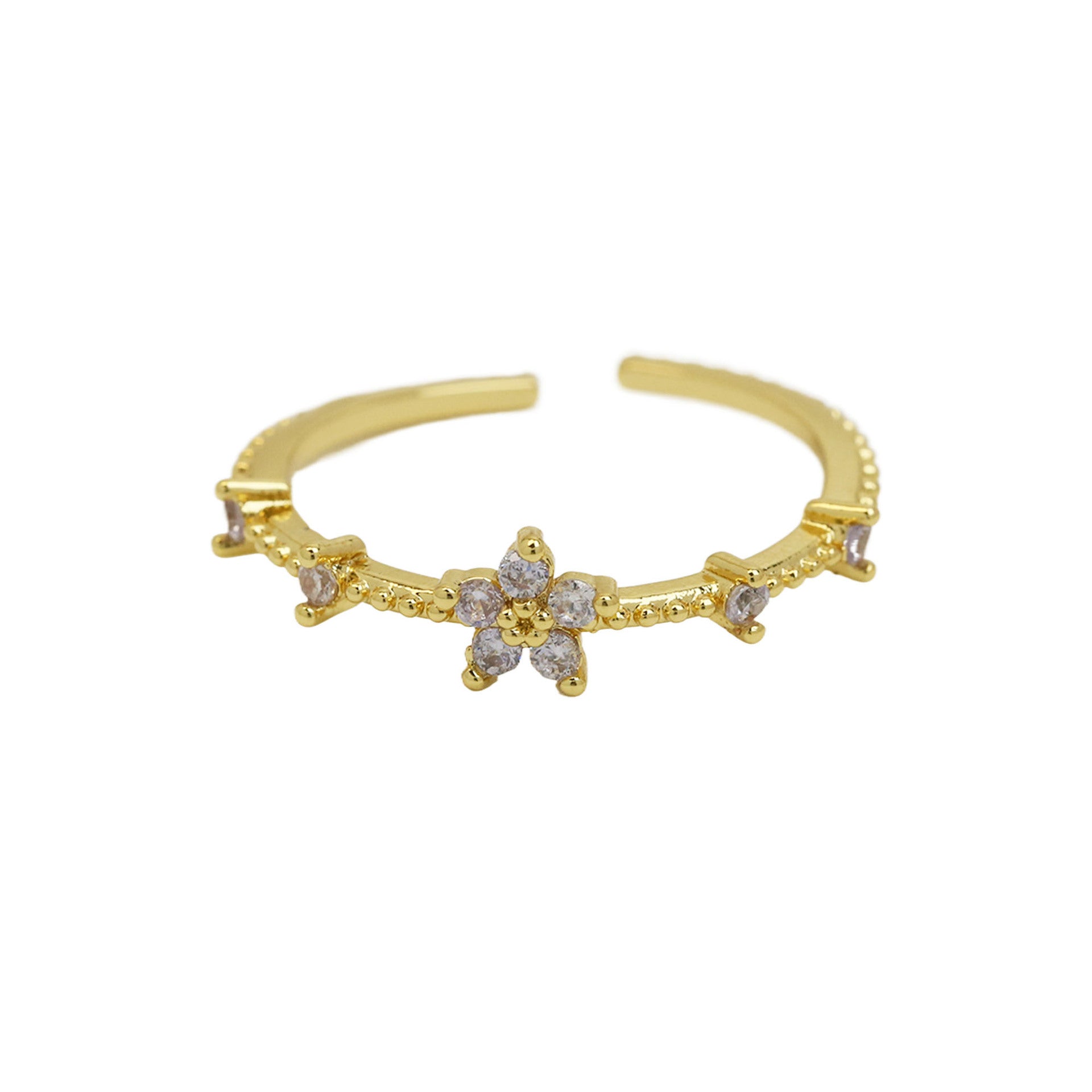Mykah Floral Birthstone Ring - June [WCWV4KVL]
