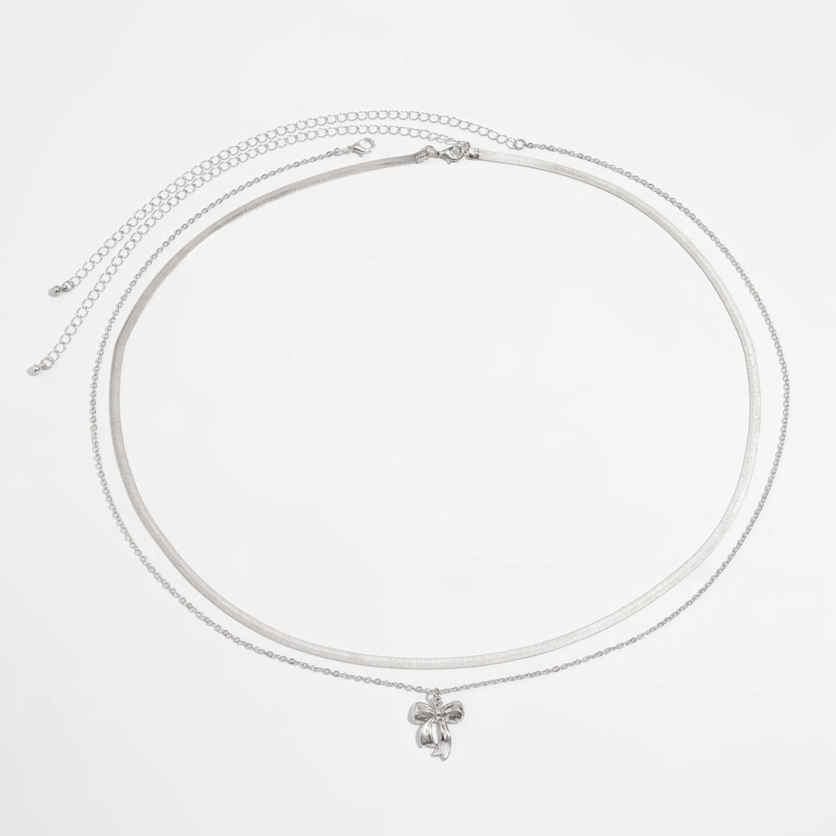 Elsa Crystal Cross Body Chain - Silver Style 2 [66QG9X8Y]