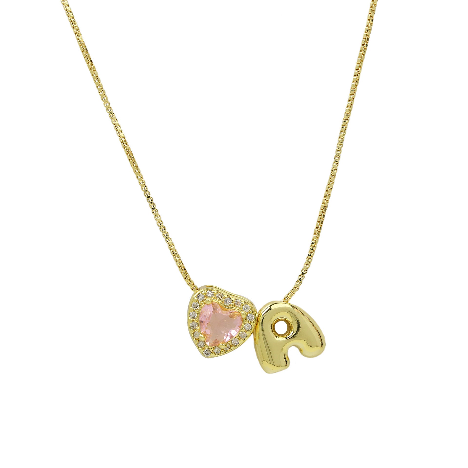 Rome Pearl Initial Necklace - A Letter [KK0OWXUA]