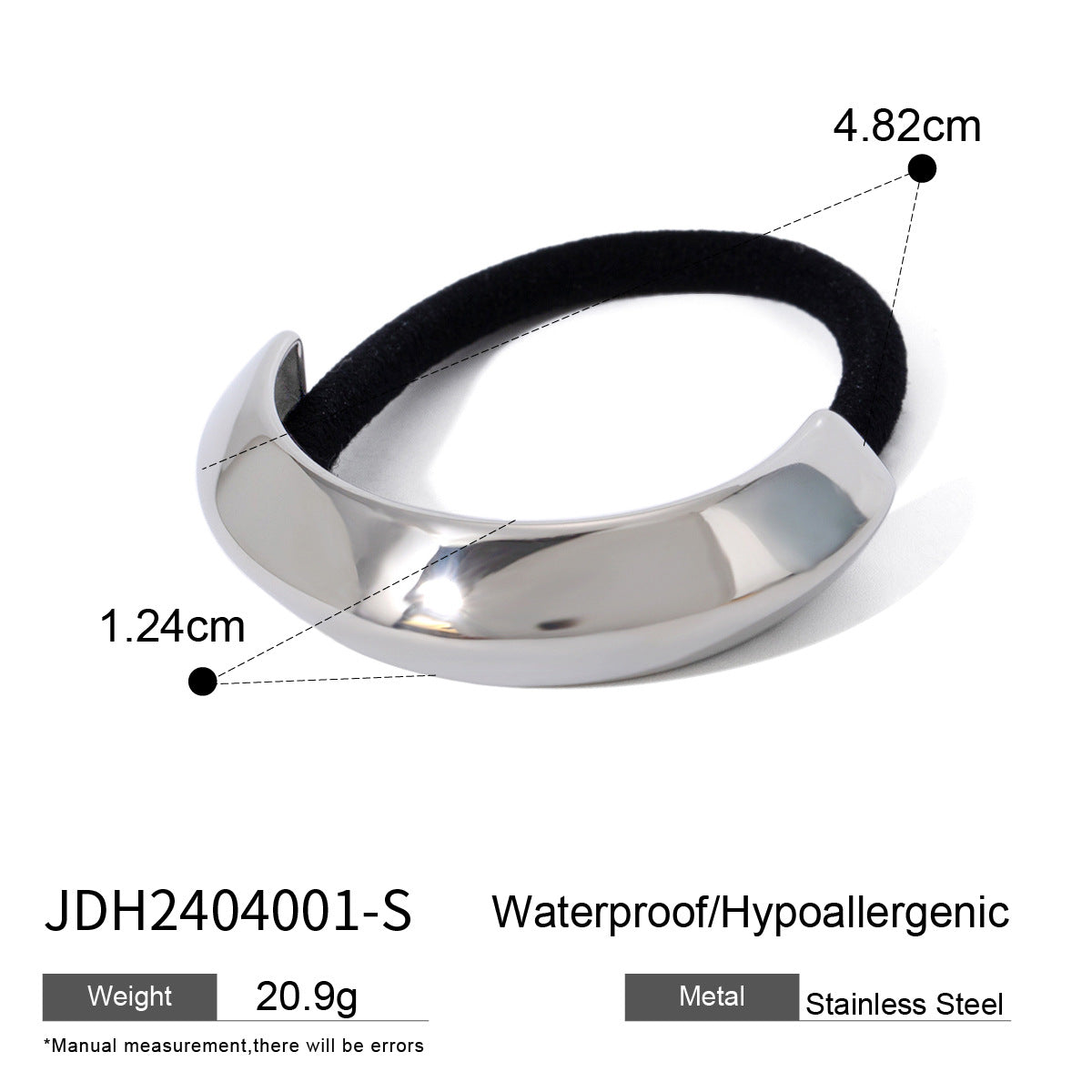 Aasiyah Sleek U-Shape Hair Tie - JDH2404001-S [65H0MSQV]