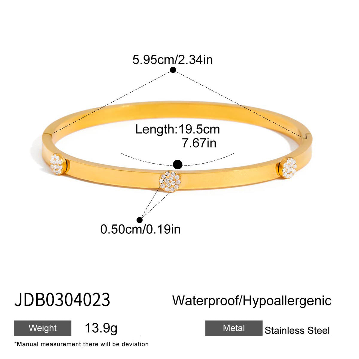 Legaci Glam Rhinestone Bracelet - JDB0304023 [RHMU7TLU]