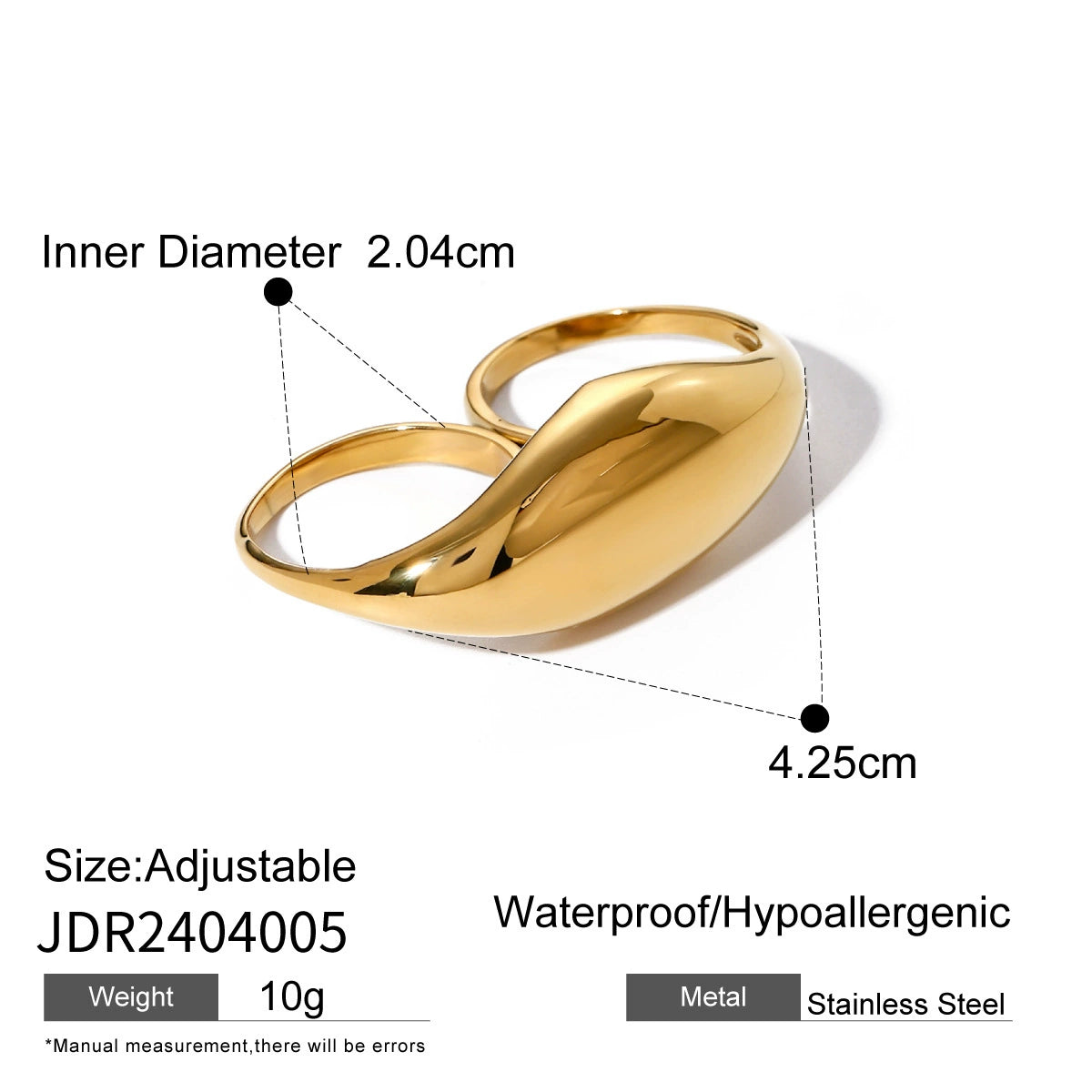 Rafaella Chunky Statement Ring - Gold Tone [WXI0IHPB]