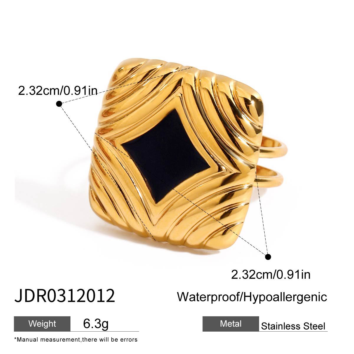 Haydee Geometric Zircon Rings - JDR0312012 [YHO5KCDT]