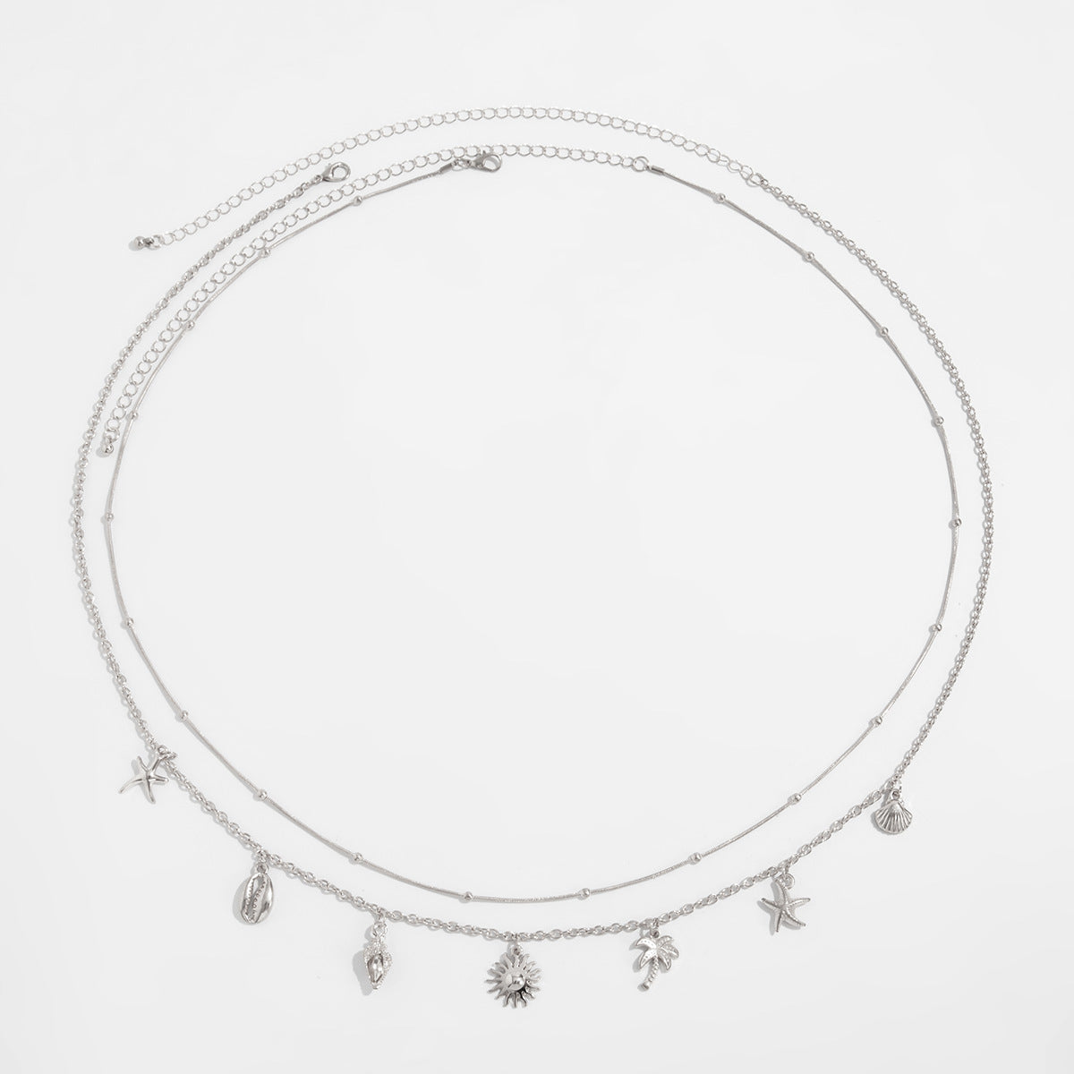 Esty Pearl Starfish Waist Chain - Silver Chain 1 [LX445ROU]