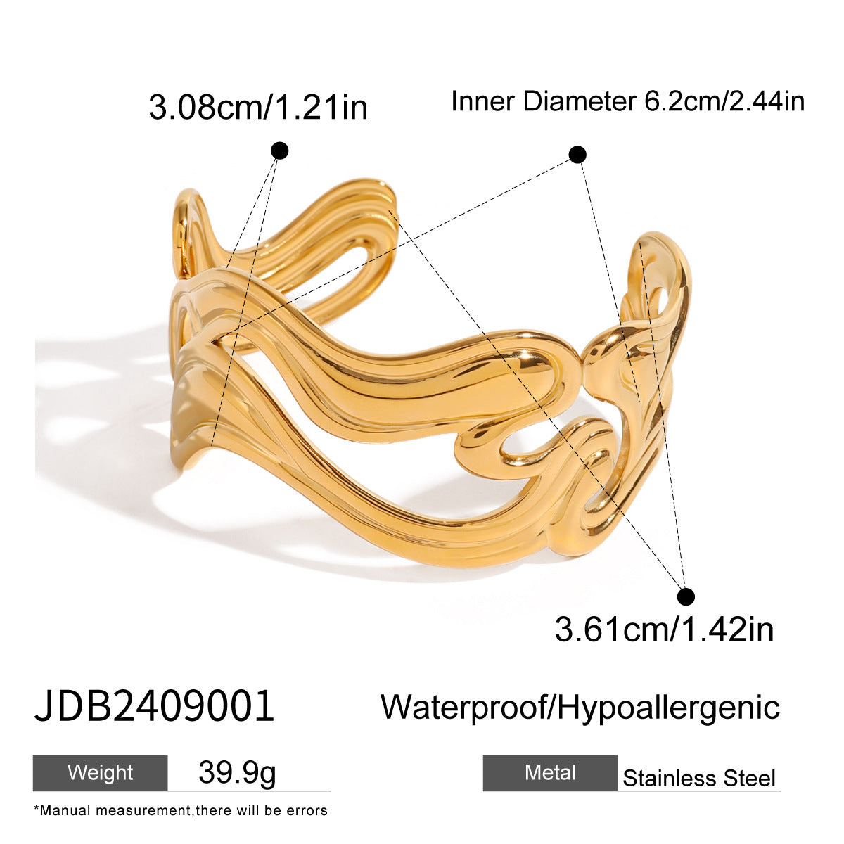 Sammie Luxe Shell Cuff - JDB2409001 [J4H1U6Q7]