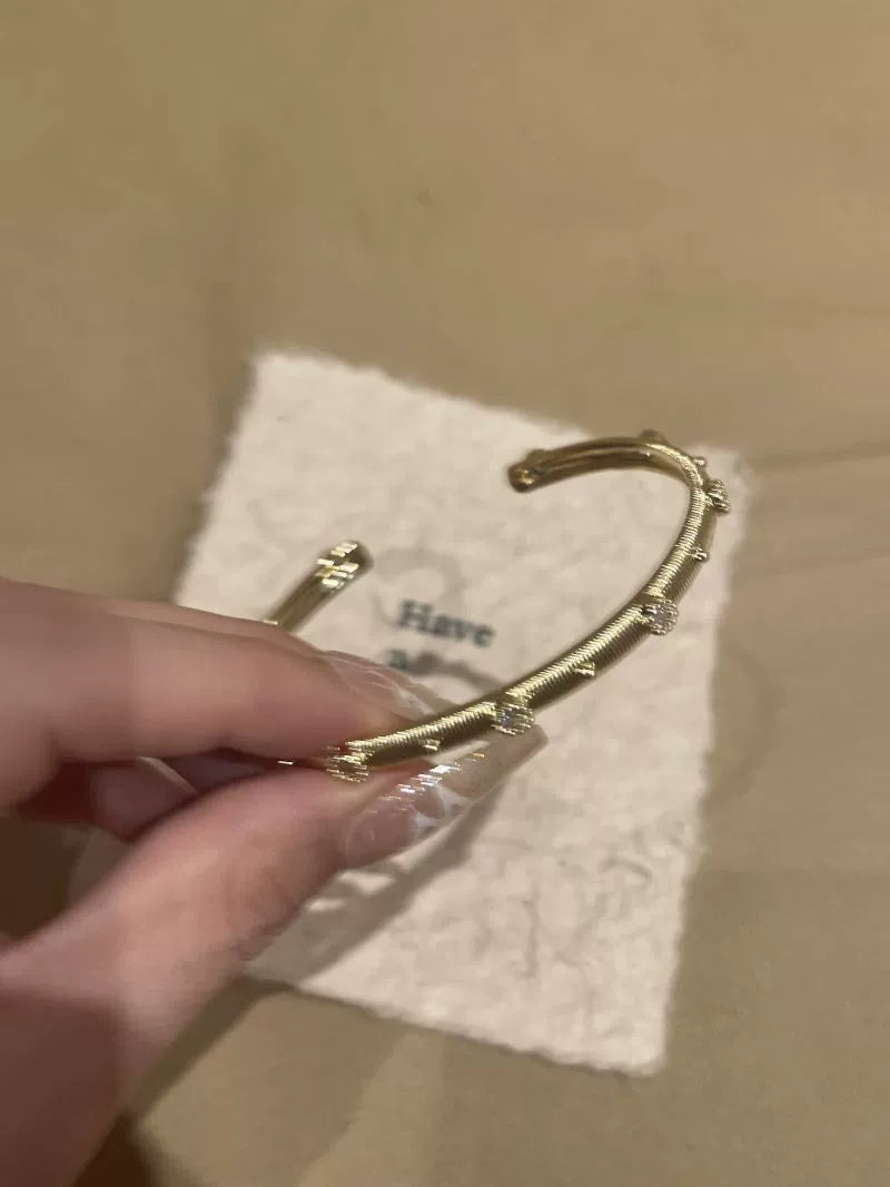 Mahina Stackable Bracelets - Ribbed Bangle