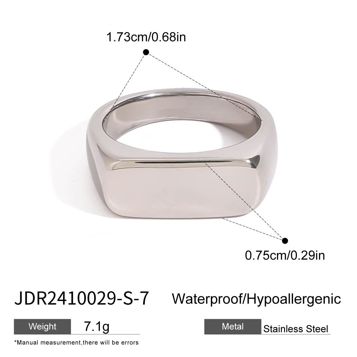 Destiny Geometric Steel Jewelry - Silver-Tone Geometric Ring [ZNQYQ9RF]