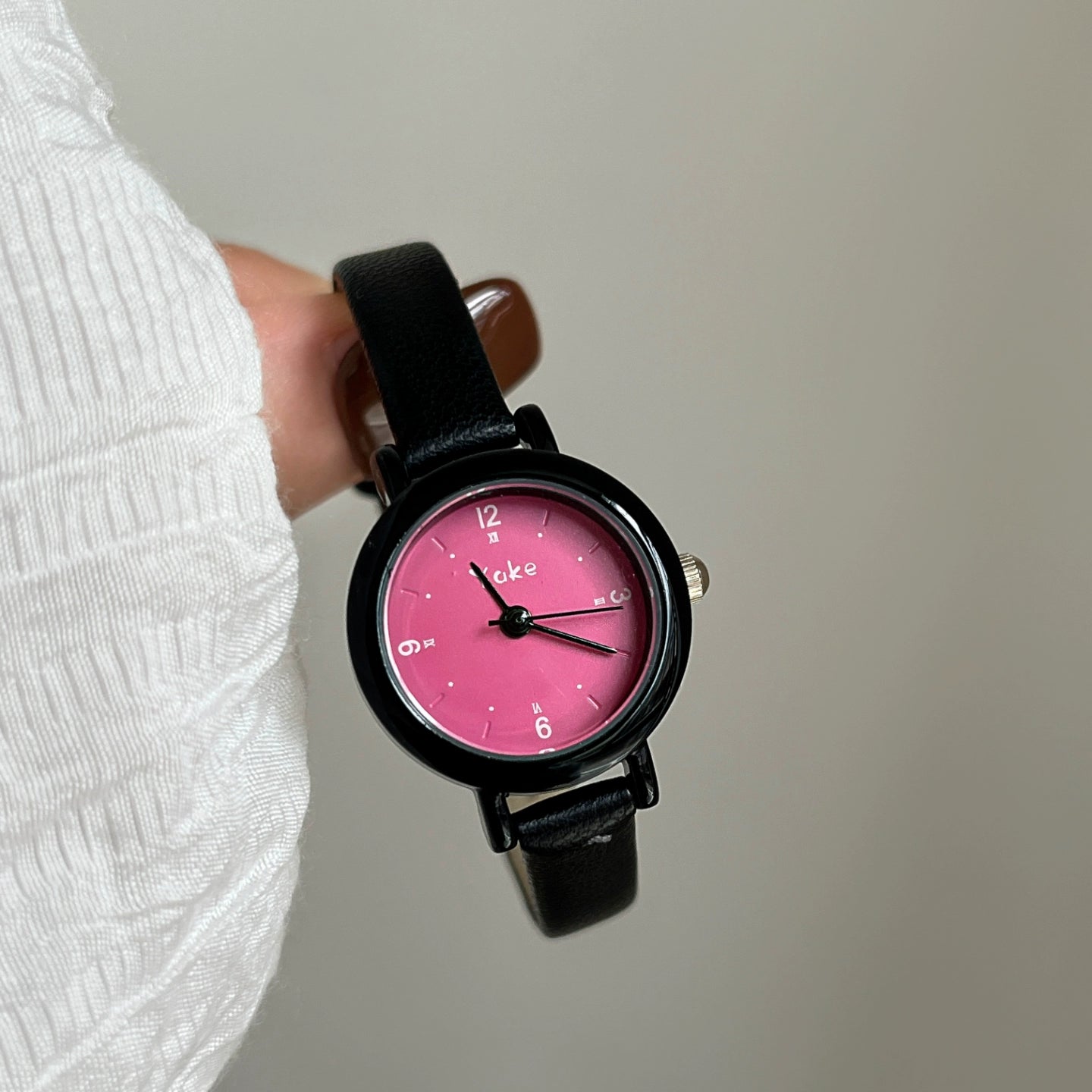 Emmerson Petite Leather Watch - Wildberry (Yake) [1ZZQ5UVP]