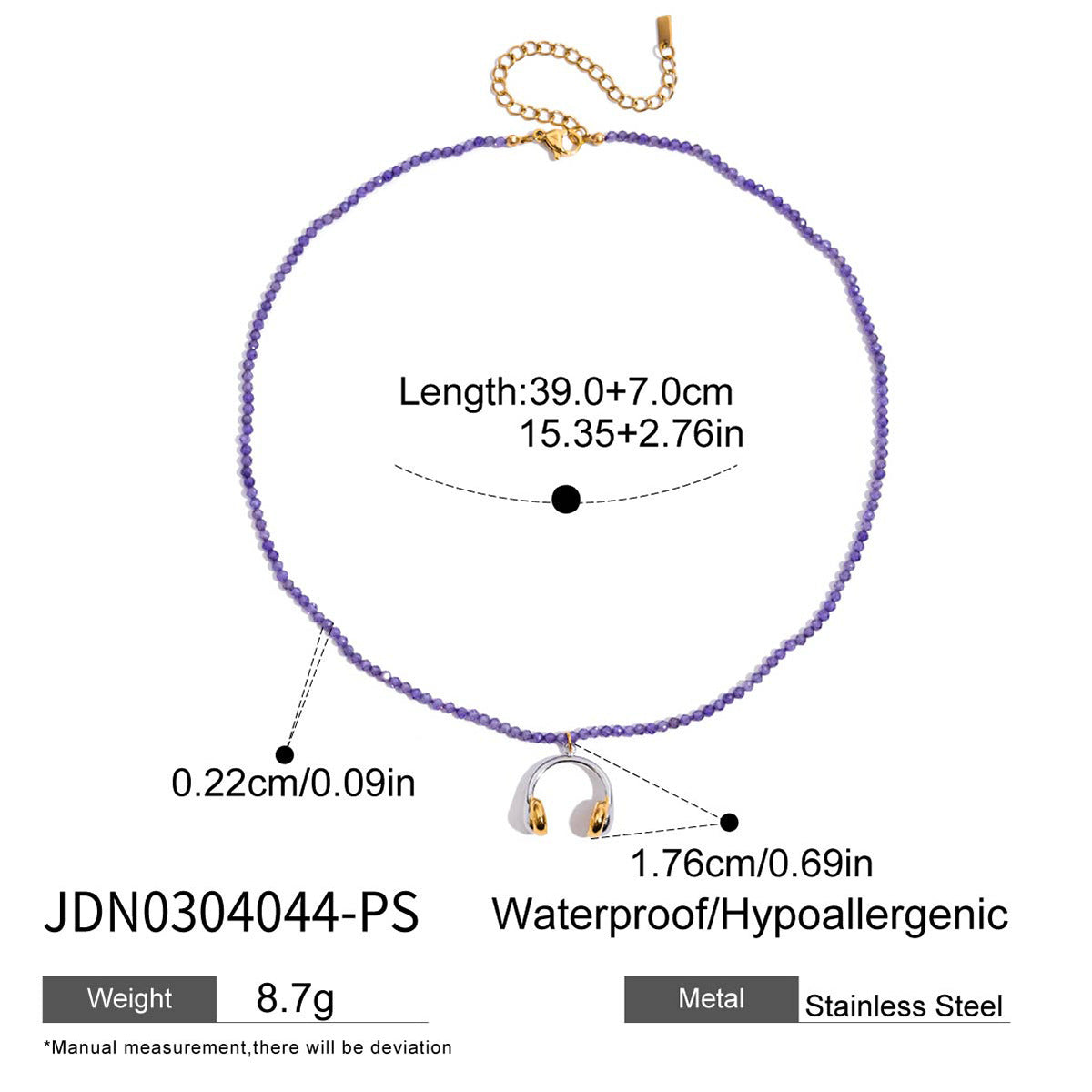 Arcadia Gold Layered Necklace - JDN0304044-PS [KEIPQGHK]