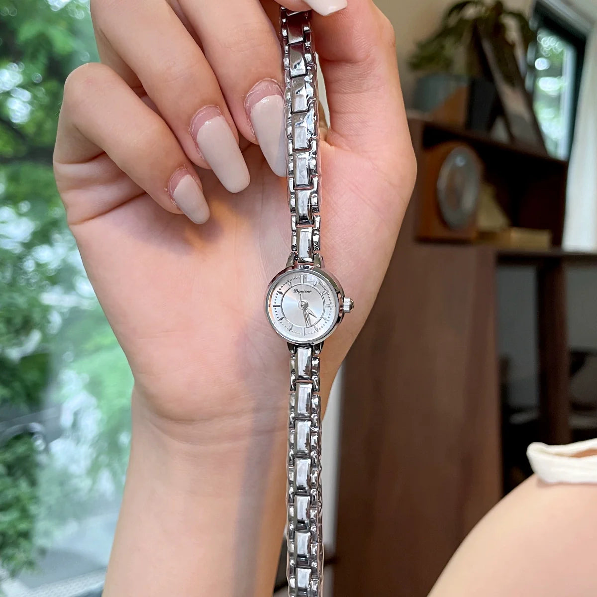 Alyvia Petite Link Watch - Silver