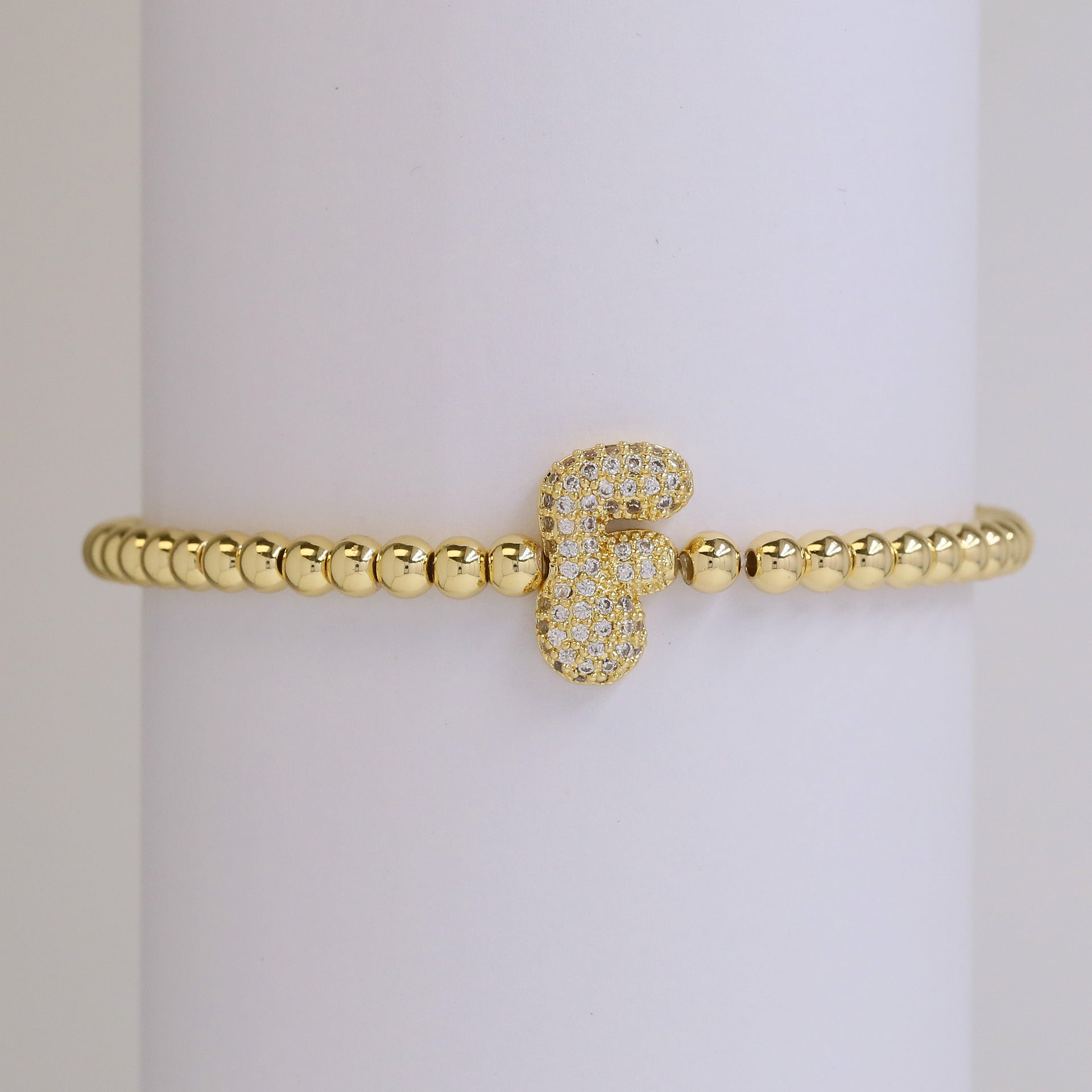 Jenesis Bubble Letter Bracelet - F [IATSPS5H]