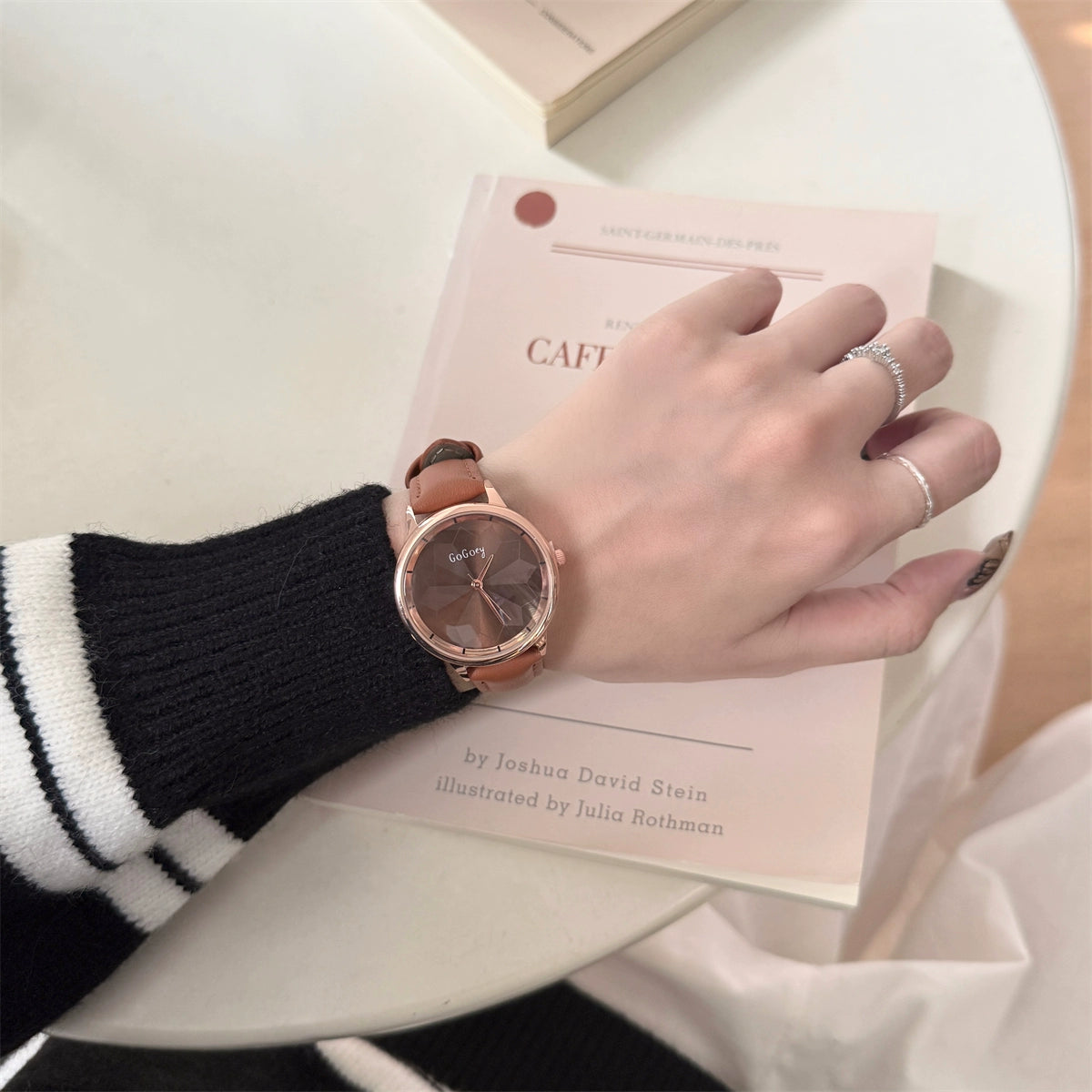 Morgan Elegant Square Watch - Red-Brown [8O449ZCO]