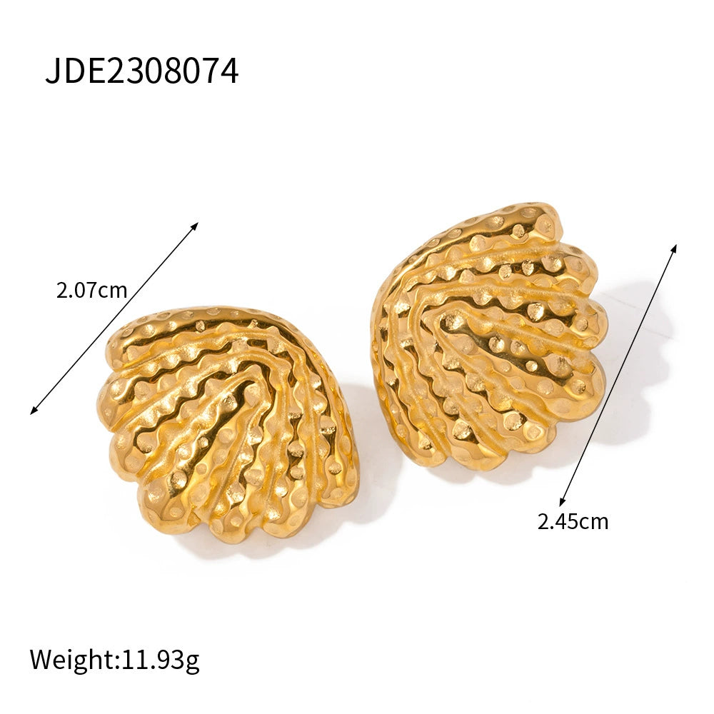 Zariya Shell Drop Earrings - JDE2308074