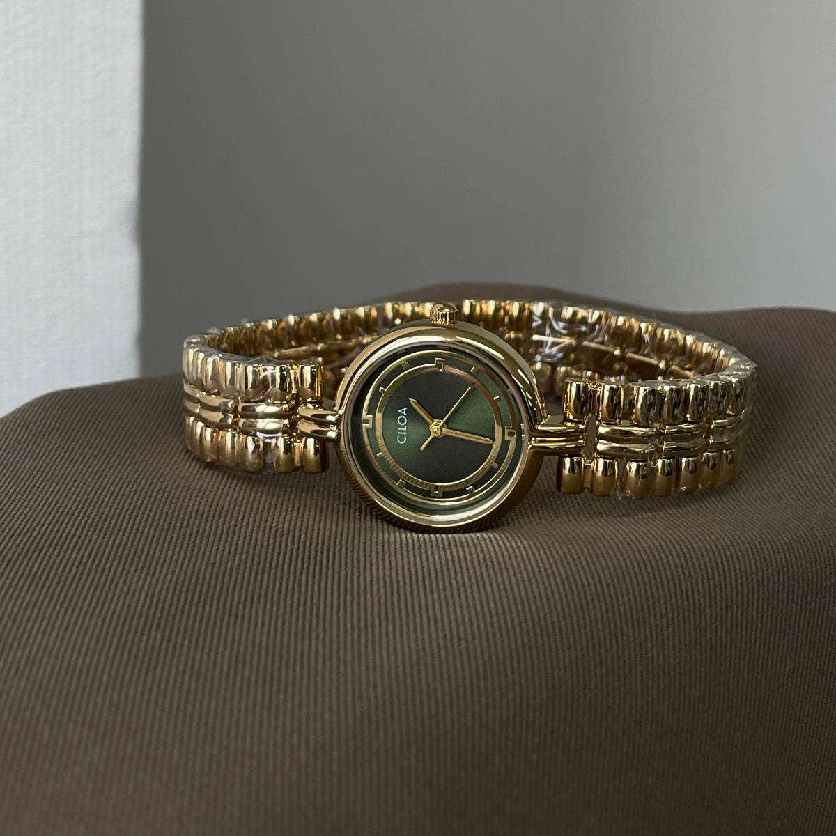 Amberly Elegant Steel Watch - Green [BFFHHA7U]