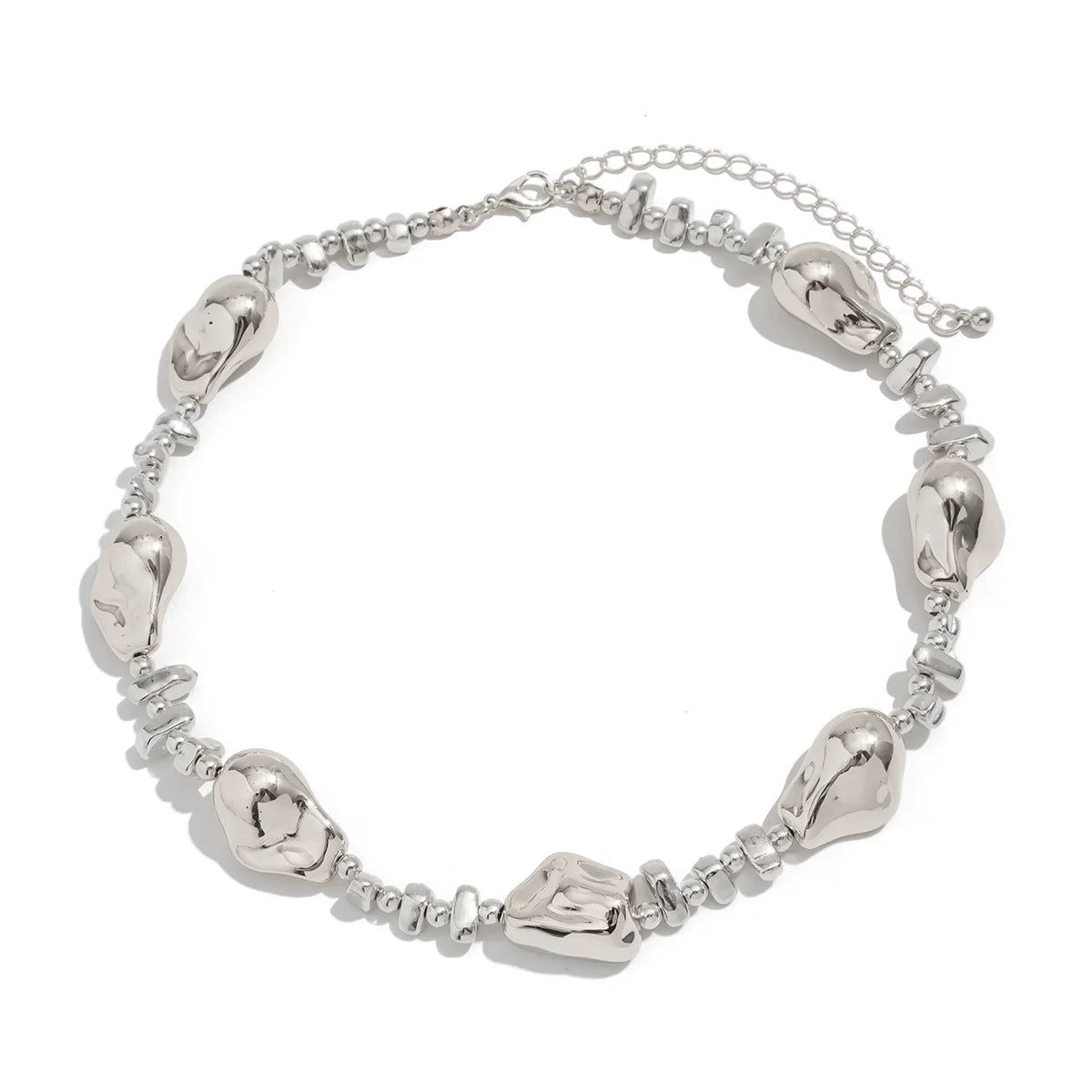 Audriella Irregular Pearl Necklace - Style 2 Silver
