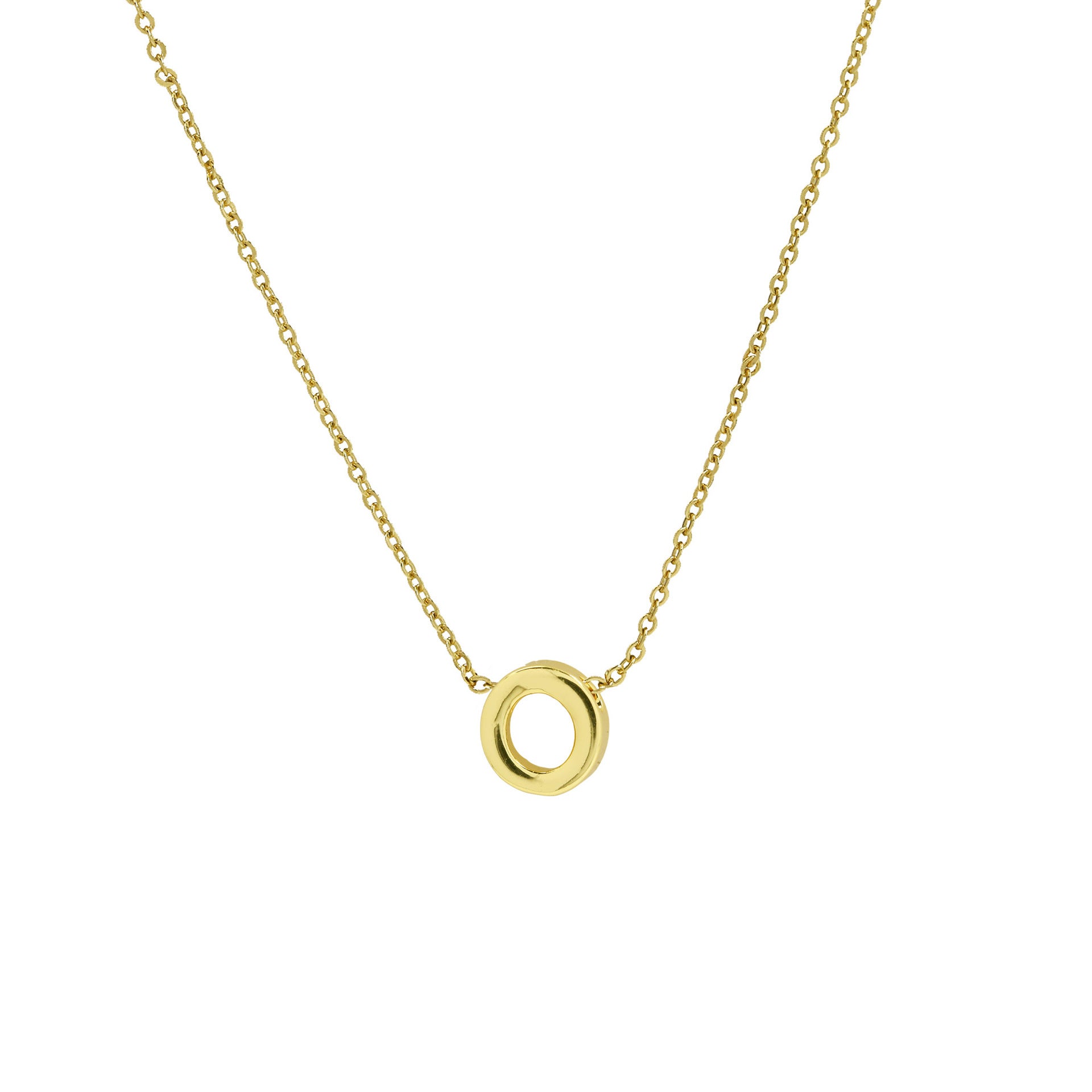 Agnes Initial Pendant Necklace - O [HD7FNY4S]