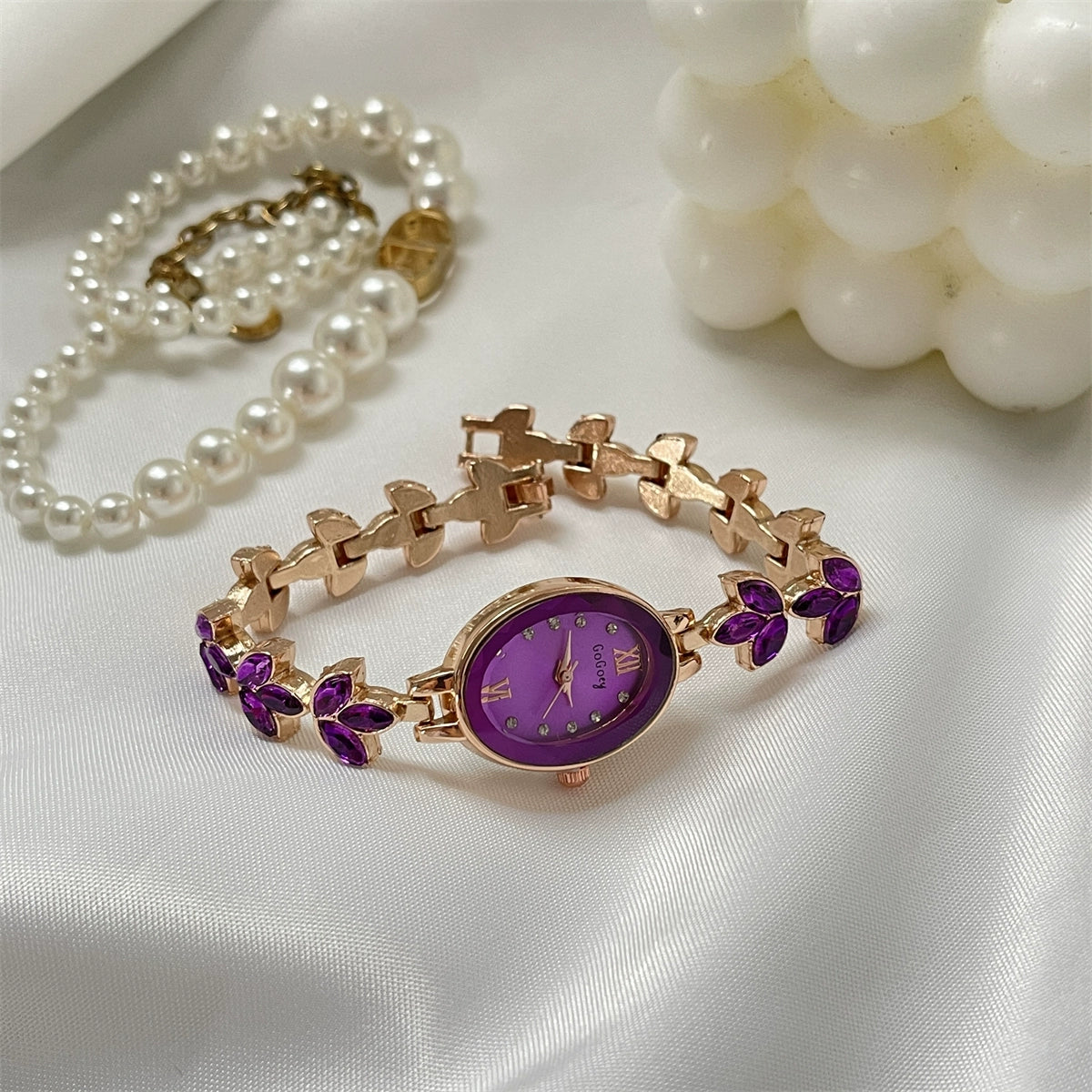 Ellisyn Diamond Bracelet Watch - Violet [QJXQ0RHP]