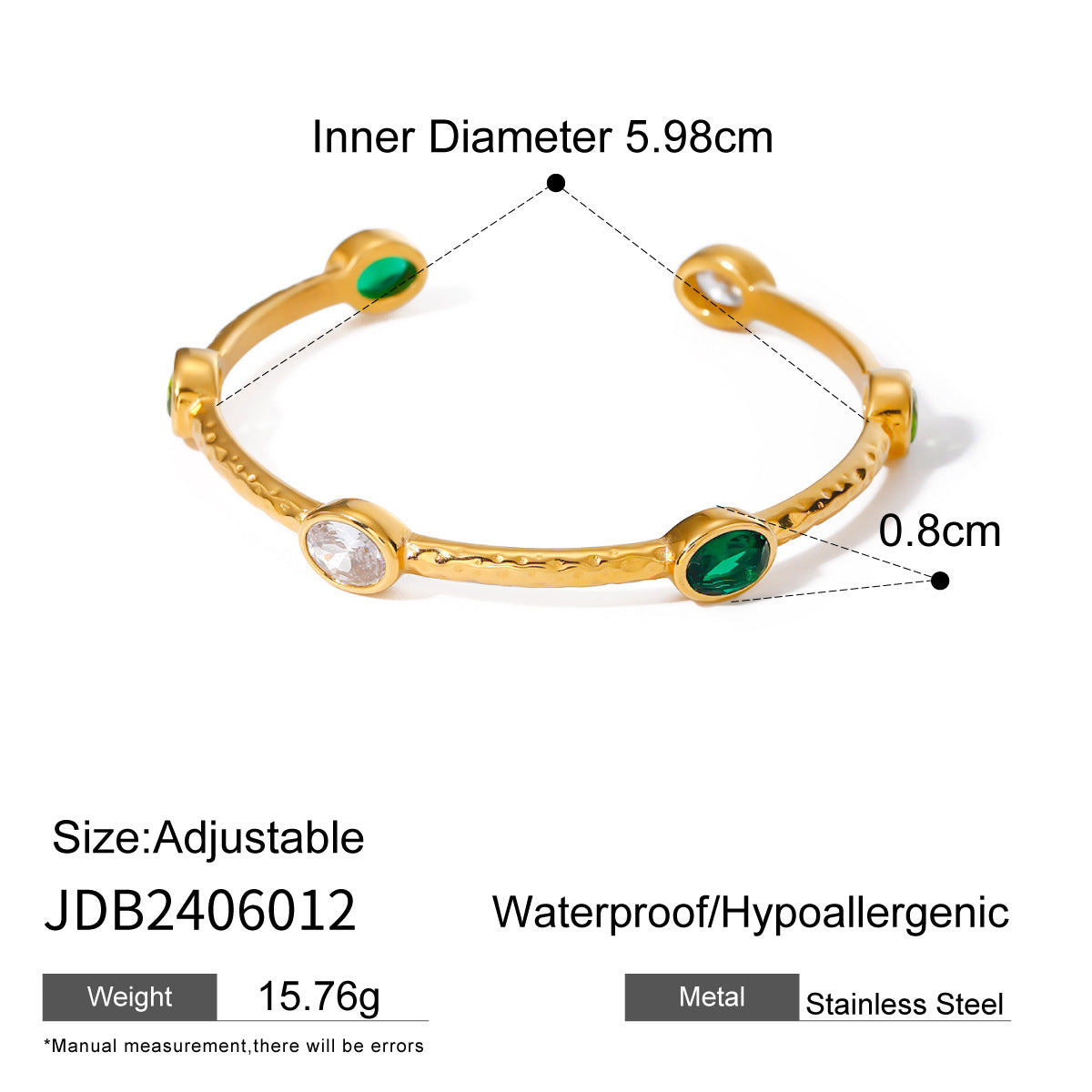 Reena Linked Ring Bracelet - JDB2406012 [G9CUT7CH]