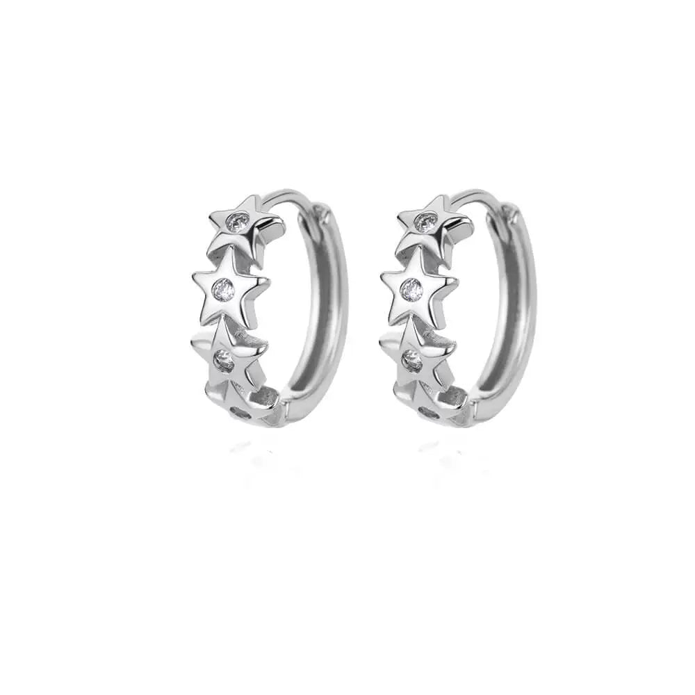 Phoebe Gold Chunky Hoop Earrings - E3126P-2