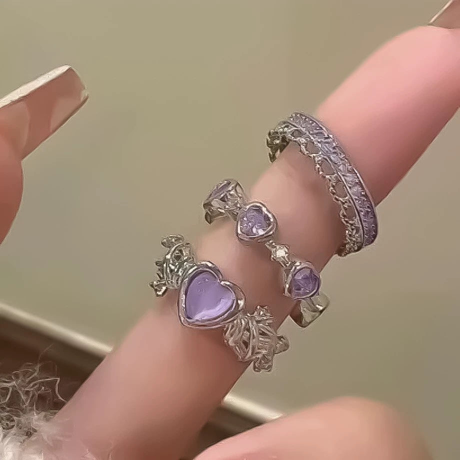 Talia Delicate Butterfly Ring Set - Style 7 [R1FFVREW]