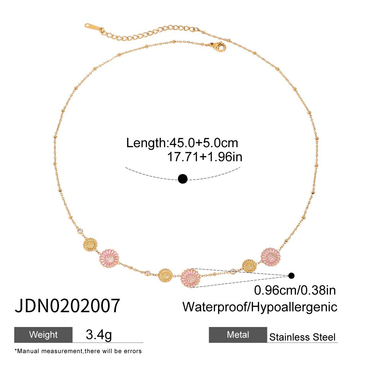 Elora Dainty Heart Necklace - JDN0202007 [Q0114EJA]