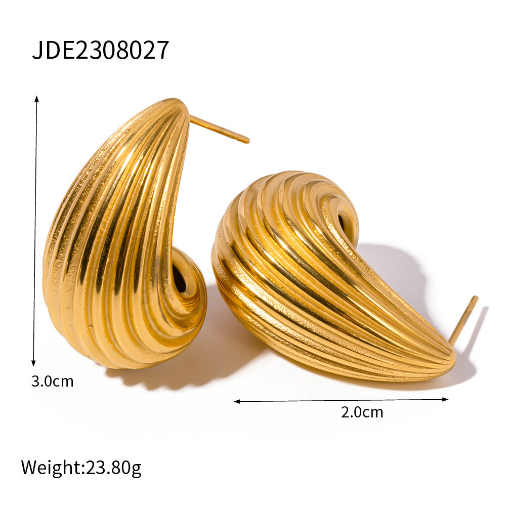 Zahraa Water Drop Jewelry Collection - Earring JDE2308027 [SNBC62UD]