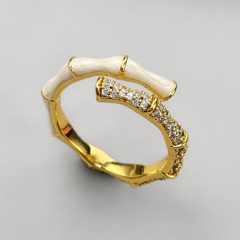 Alyssia Ancara Red Bamboo Ring - R12382M085 [QFJWELQM]