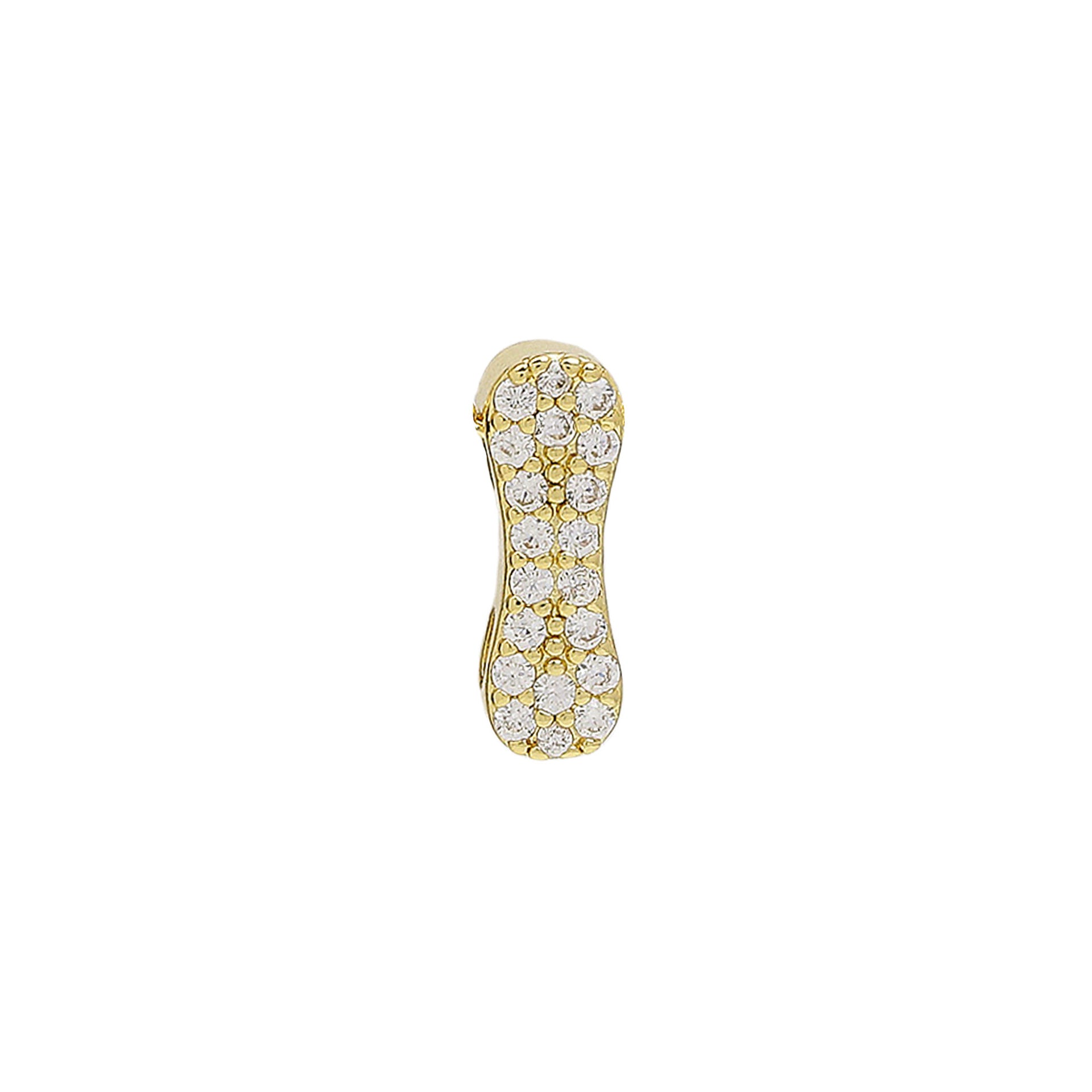 Katheryn Pave Initial Necklace - I [UMTHL4L7]