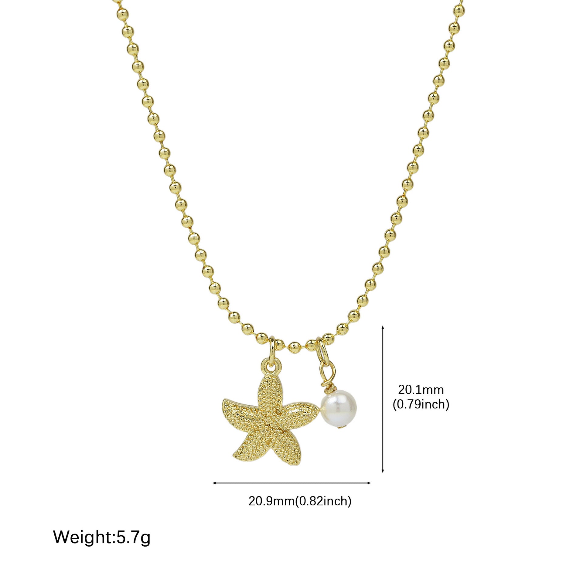 Lynley Ocean Charm Necklace - Style 1 [AP9LOCIN]