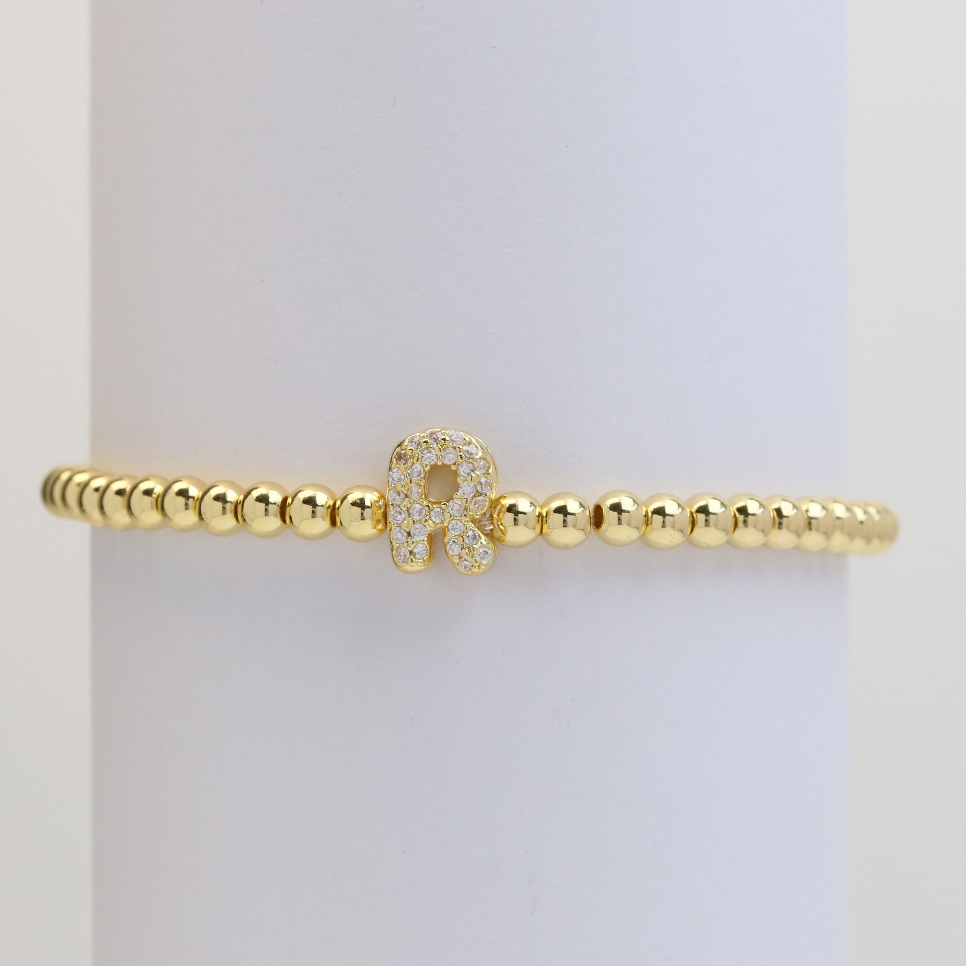 Aloni Bubble Letter Bracelet - Gold R [CZP09YS6]