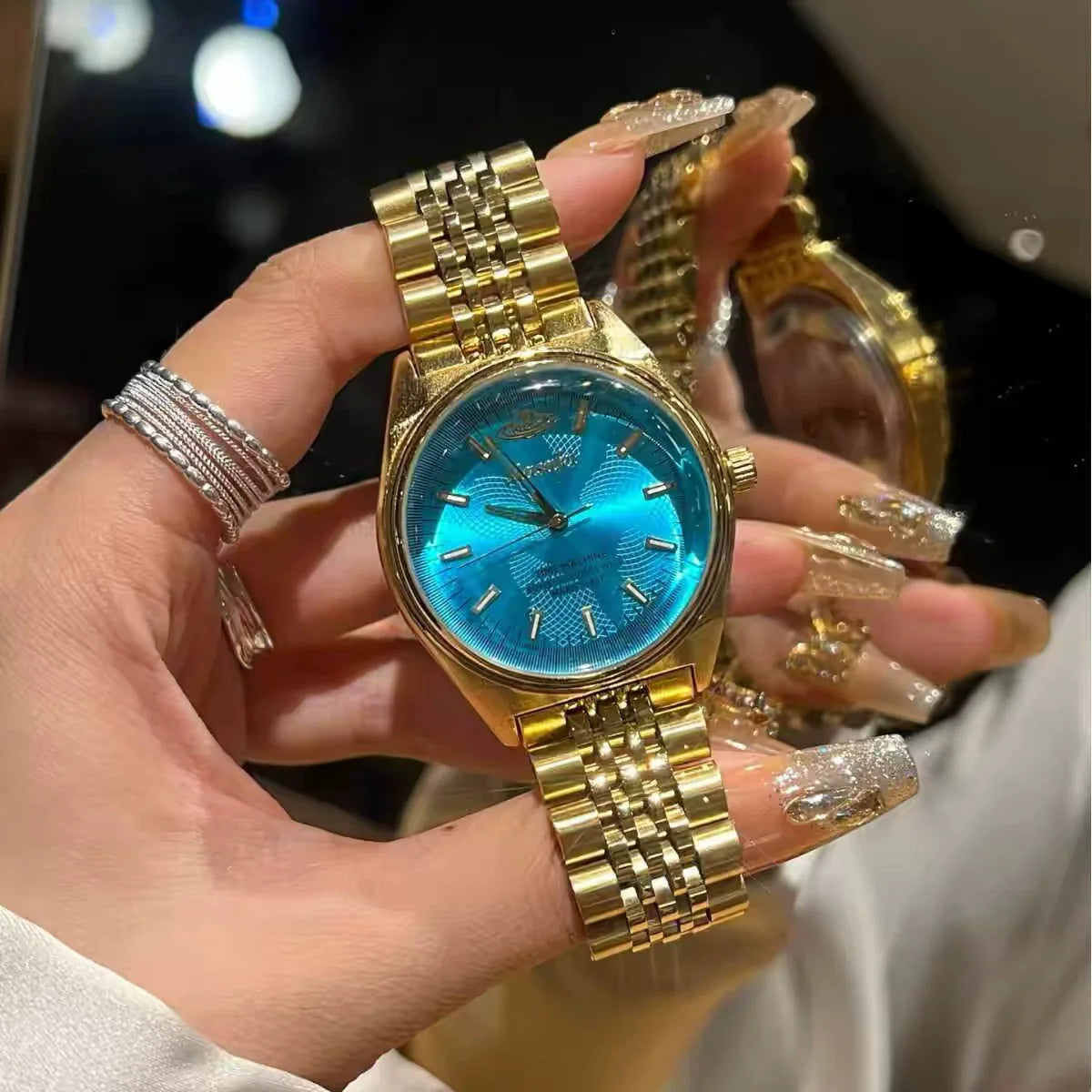 Deniz Quartz Steel Watch - Blue