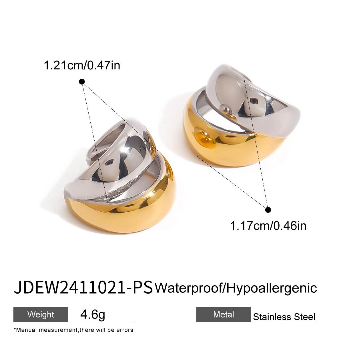 Savana Stainless Steel Ear Cuff - Polished Silver [M9HLDNRY]