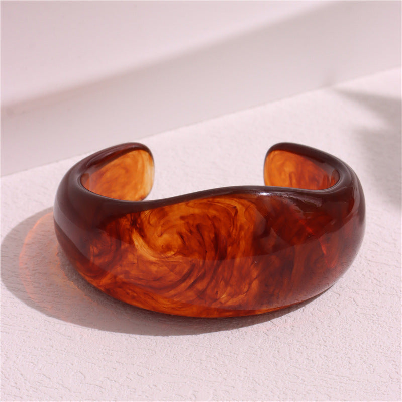 Aime Smudged Stacked Bracelets - F [EBF500MJ]
