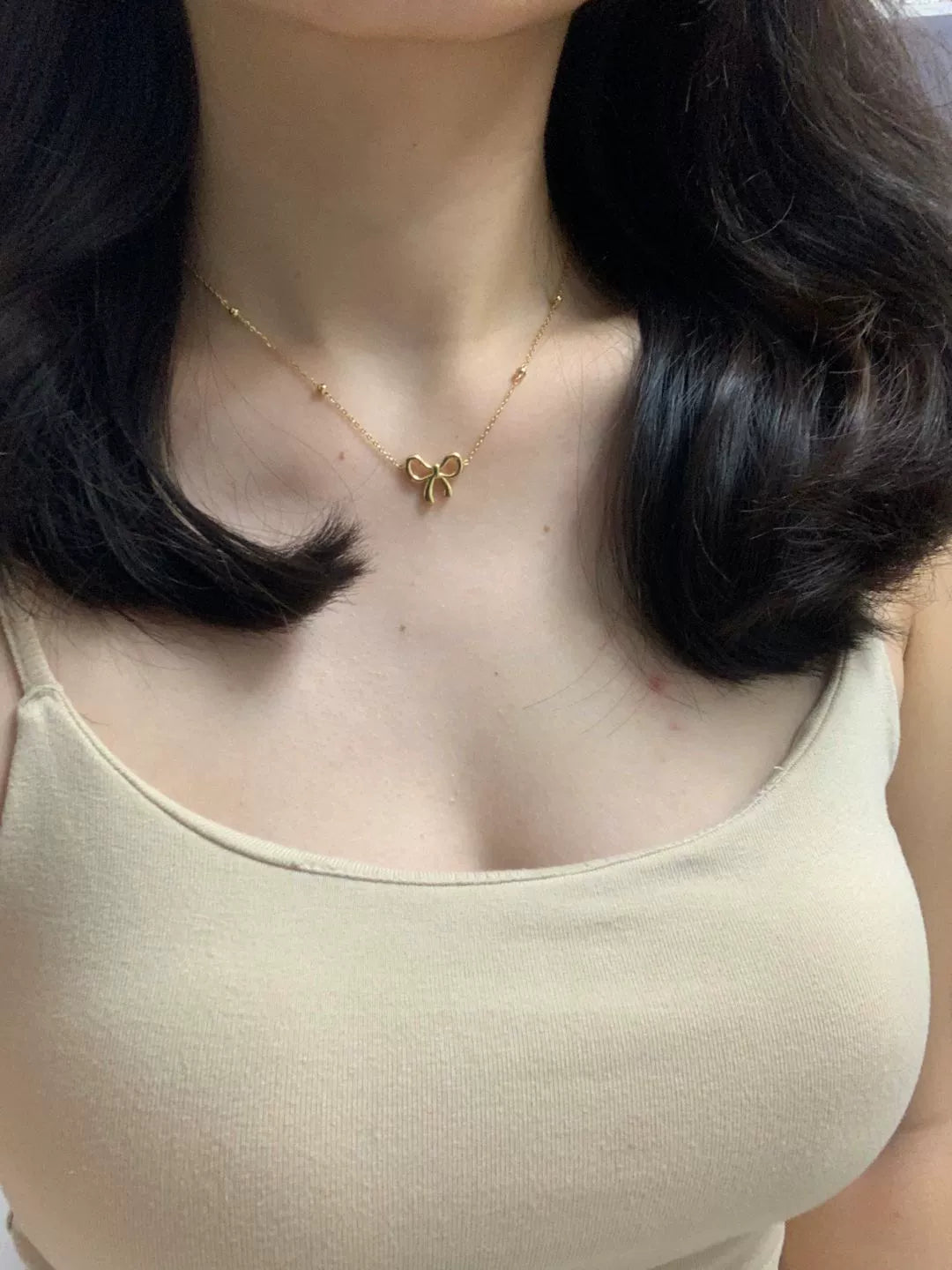 Eshal Dainty Bowknot Choker - Bowknot Necklace