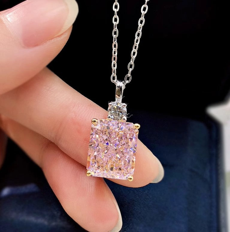 Lailani Radiant Carat Jewelry Set - Pink Diamond Pendant [PD16XPIC]