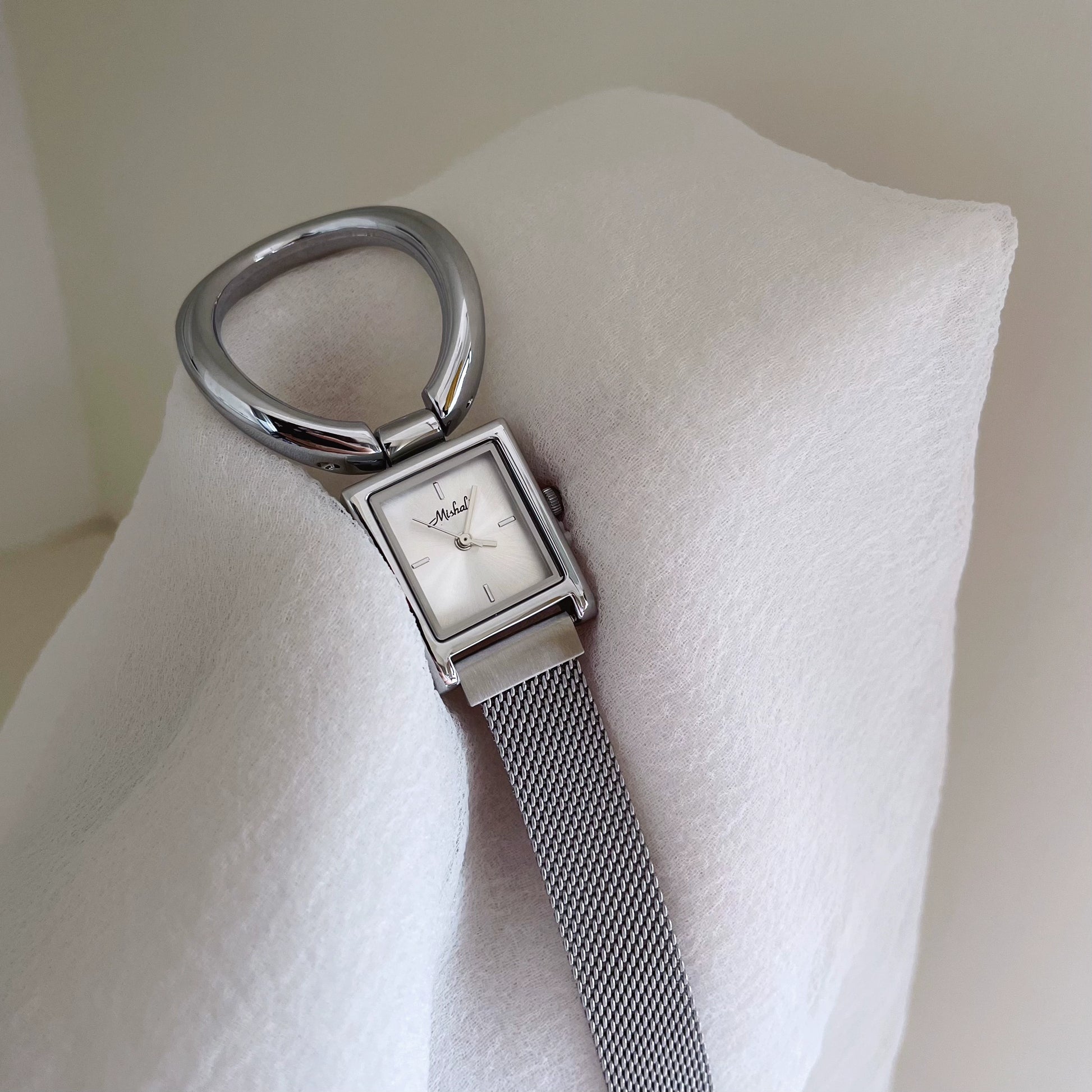Corina Sleek Square Watch - Silver [CF2WIXY4]