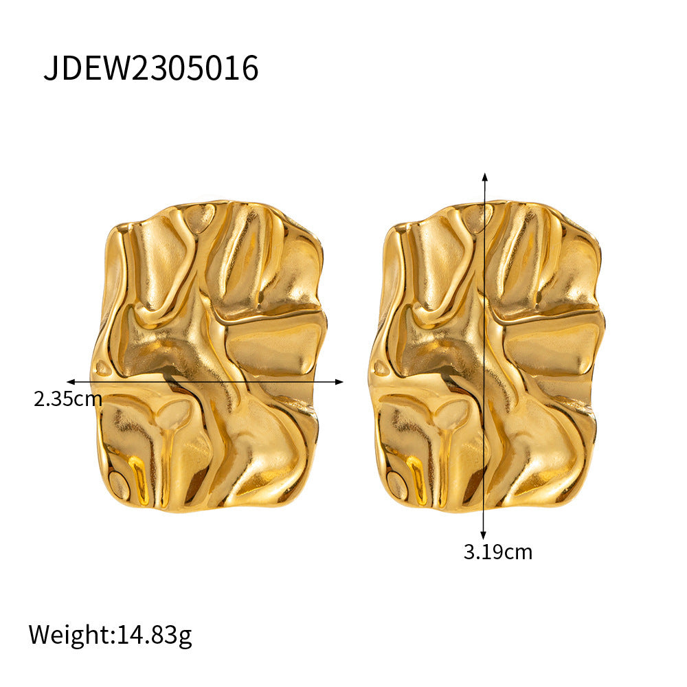Parisa Geometric Stud Earrings - JDEW2305016 [DRZCZ5IY]